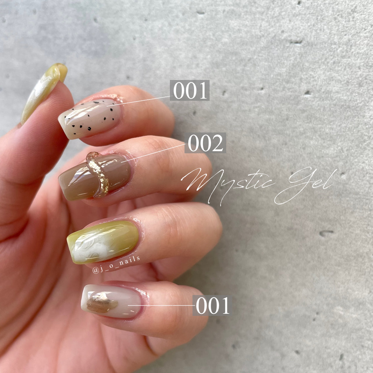 【MYSTIC JO.】MYSTIC GEL 000~005 / 1st edition