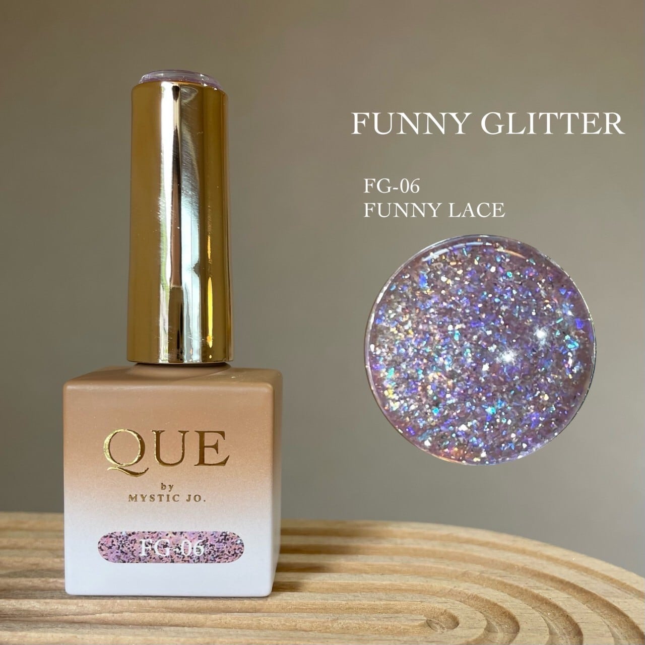 【QUE】FUNNY GLITTER(FG series)全6色