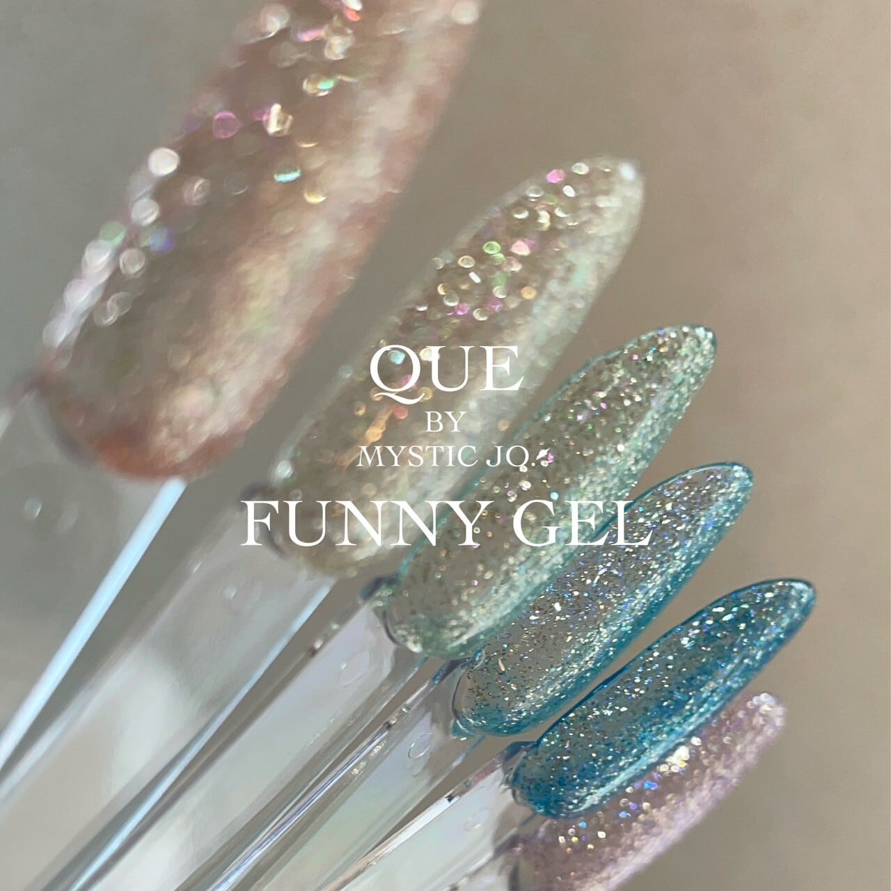 【QUE】FUNNY GLITTER(FG series)全6色