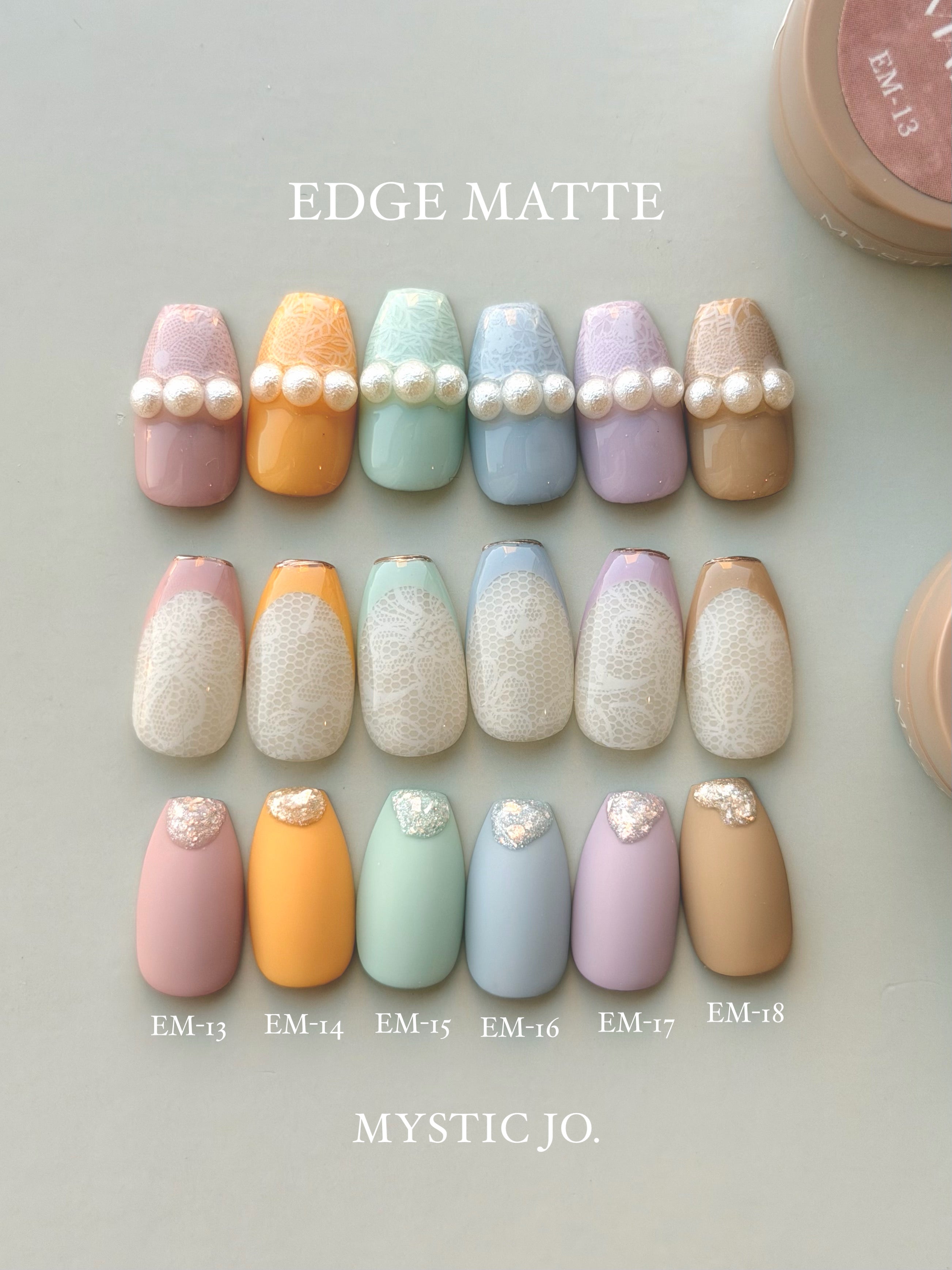 【MYSTIC JO.】EDGE MATTE / EM-13~18 (6color)