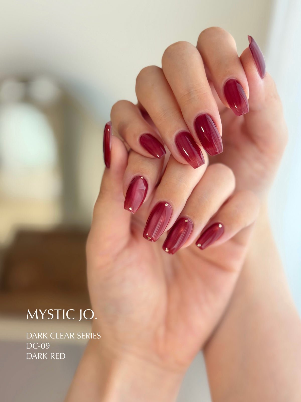 【MYSTIC JO.】DARK CLEAR / DC-09 DARK RED