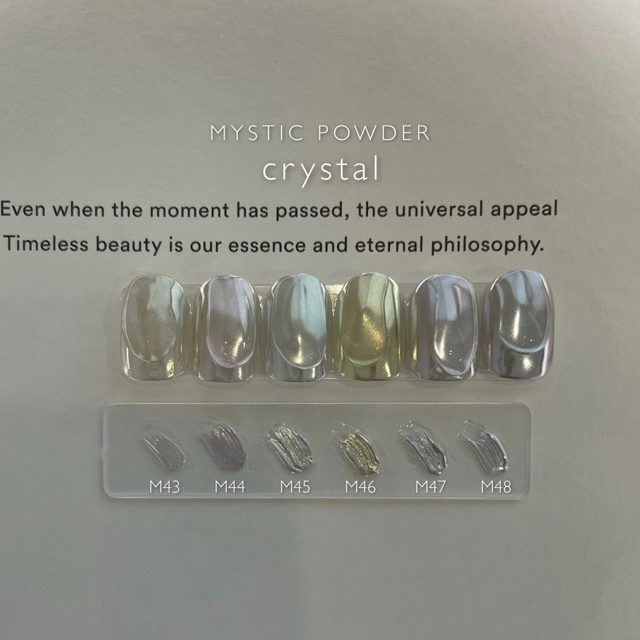 【MYSTIC JO.】MYSTIC POWDER "crystal" / M43~M48