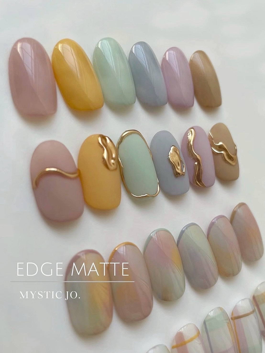 【MYSTIC JO.】EDGE MATTE / EM-13~18 (6color)