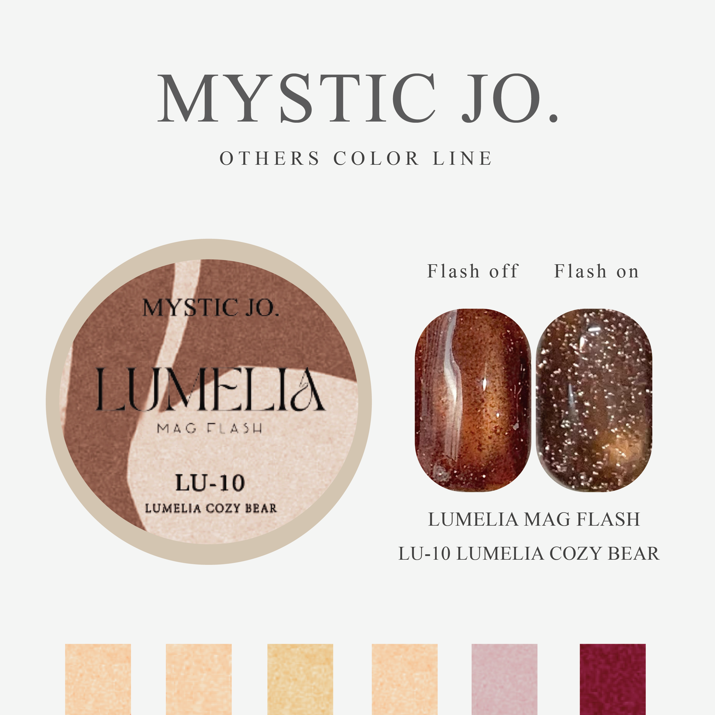 【MYSTIC JO.】LUMELIA MAG FLASH 07~12 (6color)
