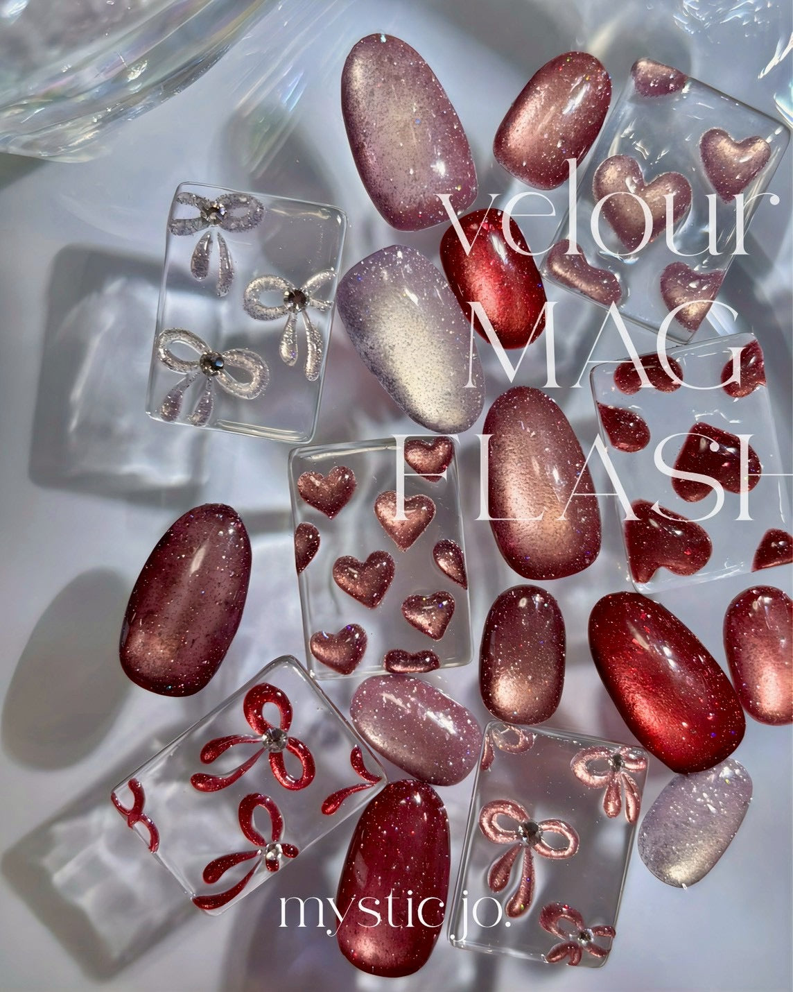 【MYSTIC JO.】VELOUR MAG FLASH / VE-07~12 (6color)