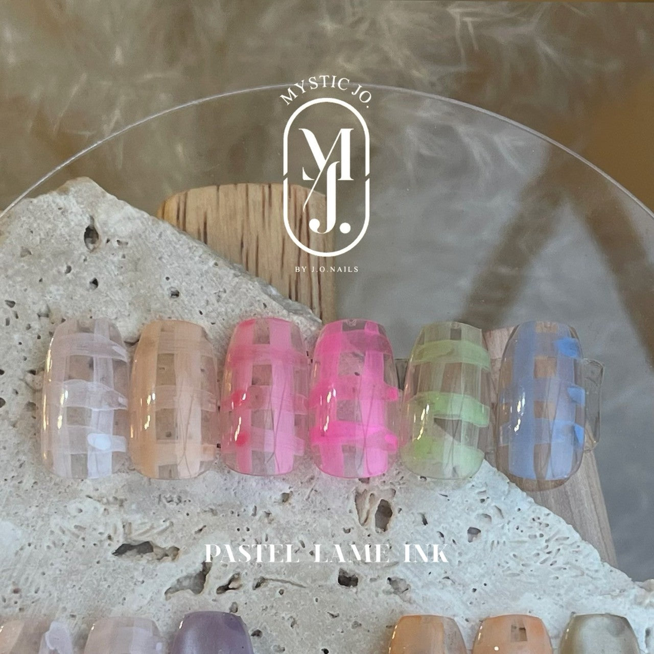 【MYSTIC JO.】PASTEL LAME INK  (6color)