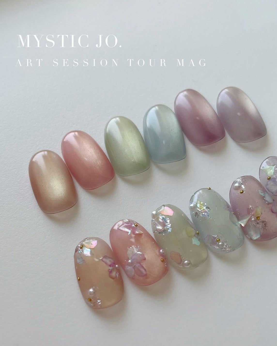 【MYSTIC JO.】ART SESSION TOUR 限定マグネットジェル 全6色セット
