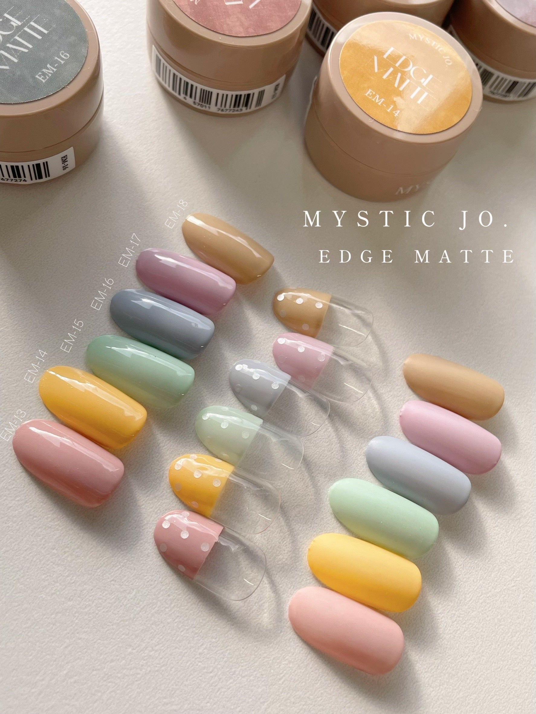 【MYSTIC JO.】EDGE MATTE / EM-13~18 (6color)