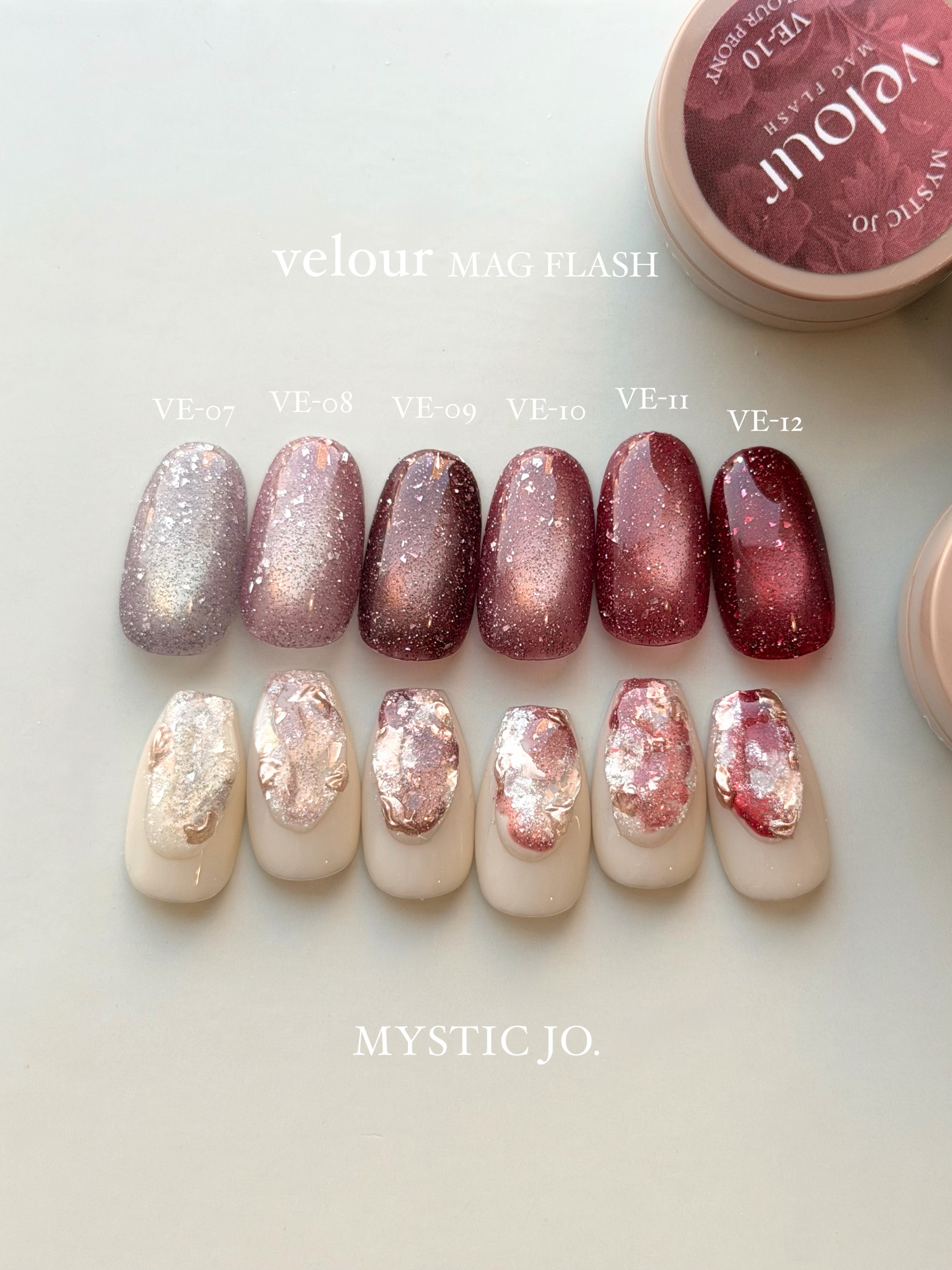 【MYSTIC JO.】VELOUR MAG FLASH / VE-07~12 (6color)