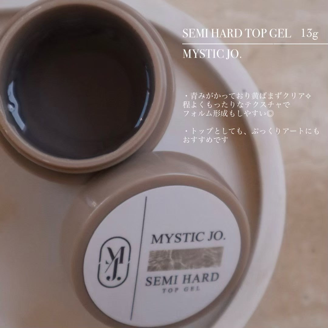 【MYSTIC JO.】セミハードトップジェル