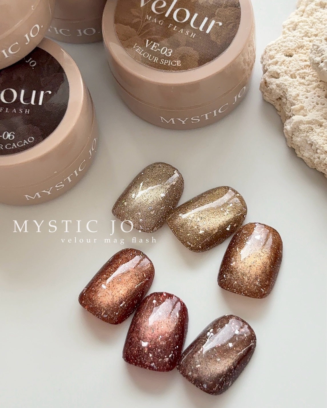 【MYSTIC JO.】VELOUR MAG FLASH / VE-01~06 (6color)