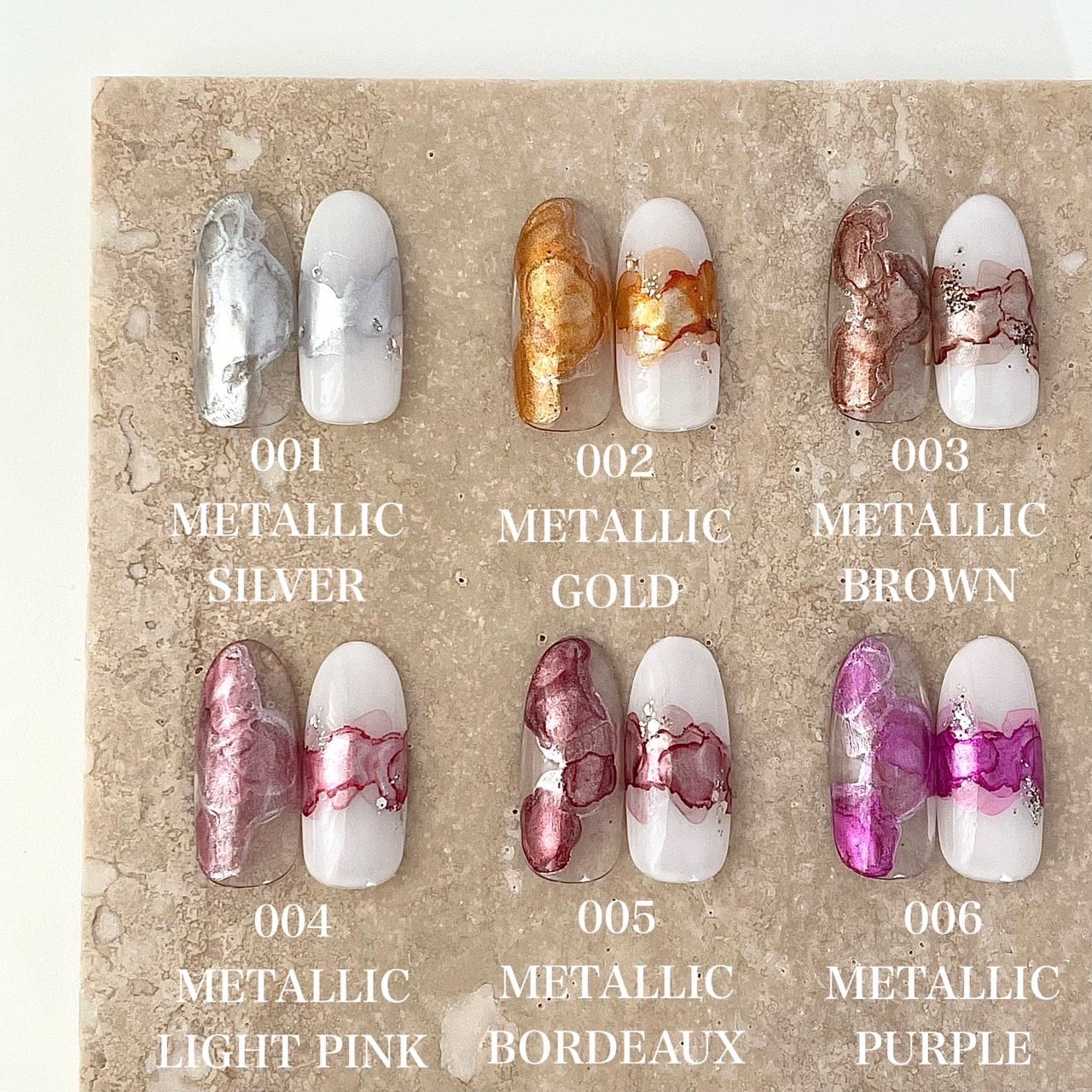 【MYSTIC JO.】METALLIC MARBLE INK