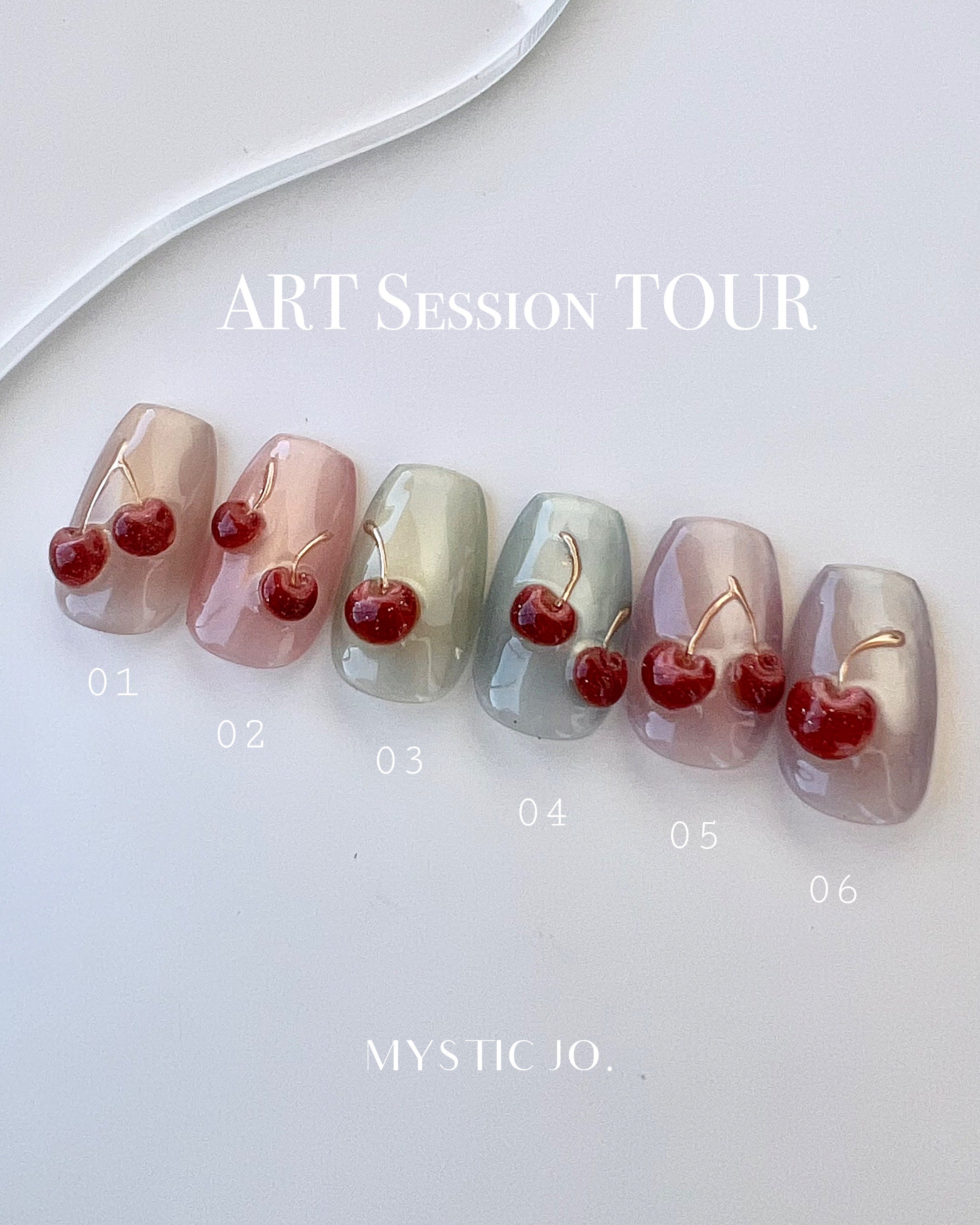 【MYSTIC JO.】ART SESSION TOUR 限定マグネットジェル 全6色セット
