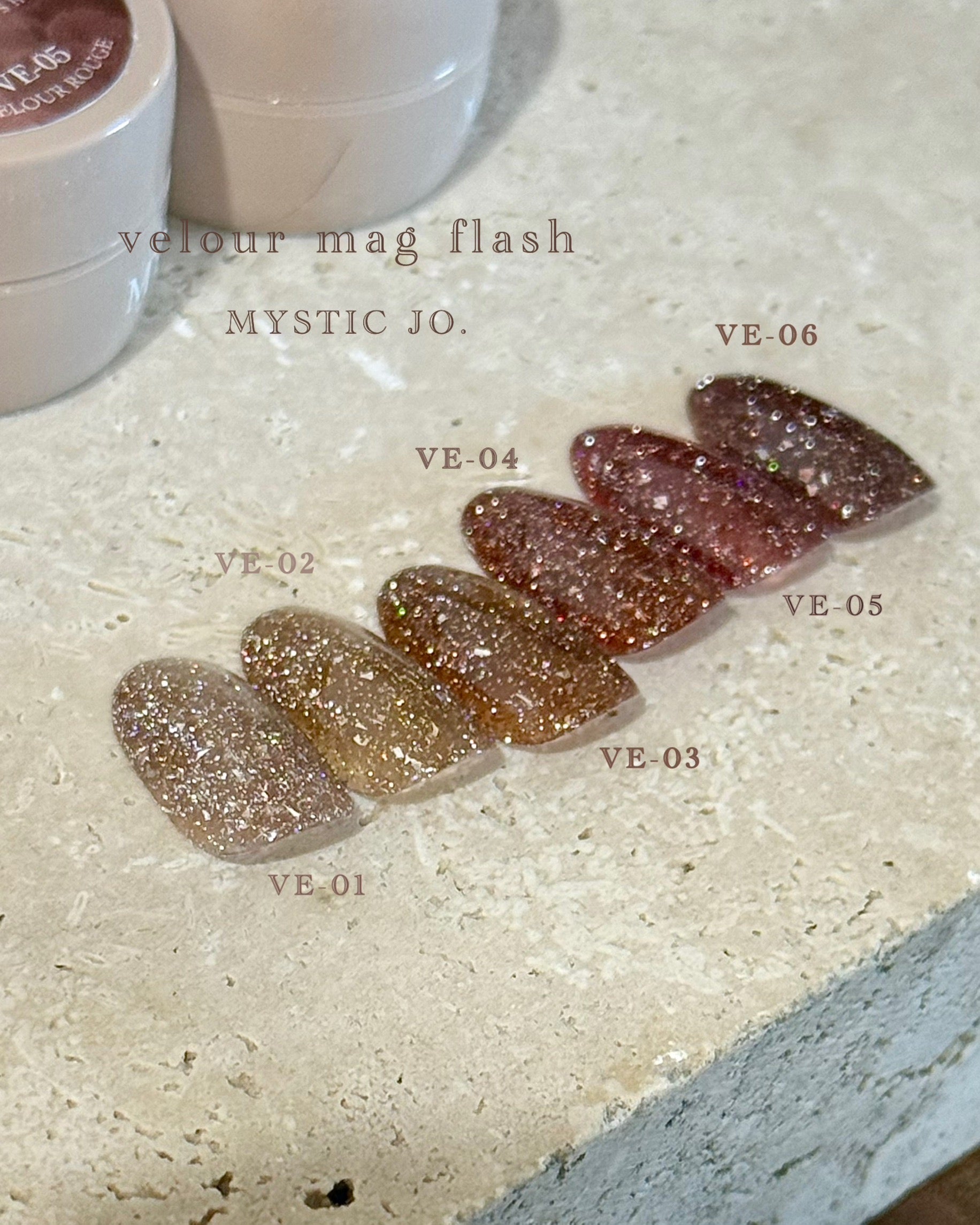 MYSTIC JO.】VELOUR MAG FLASH / VE-01~06 (6color) – J.O.ONLINE