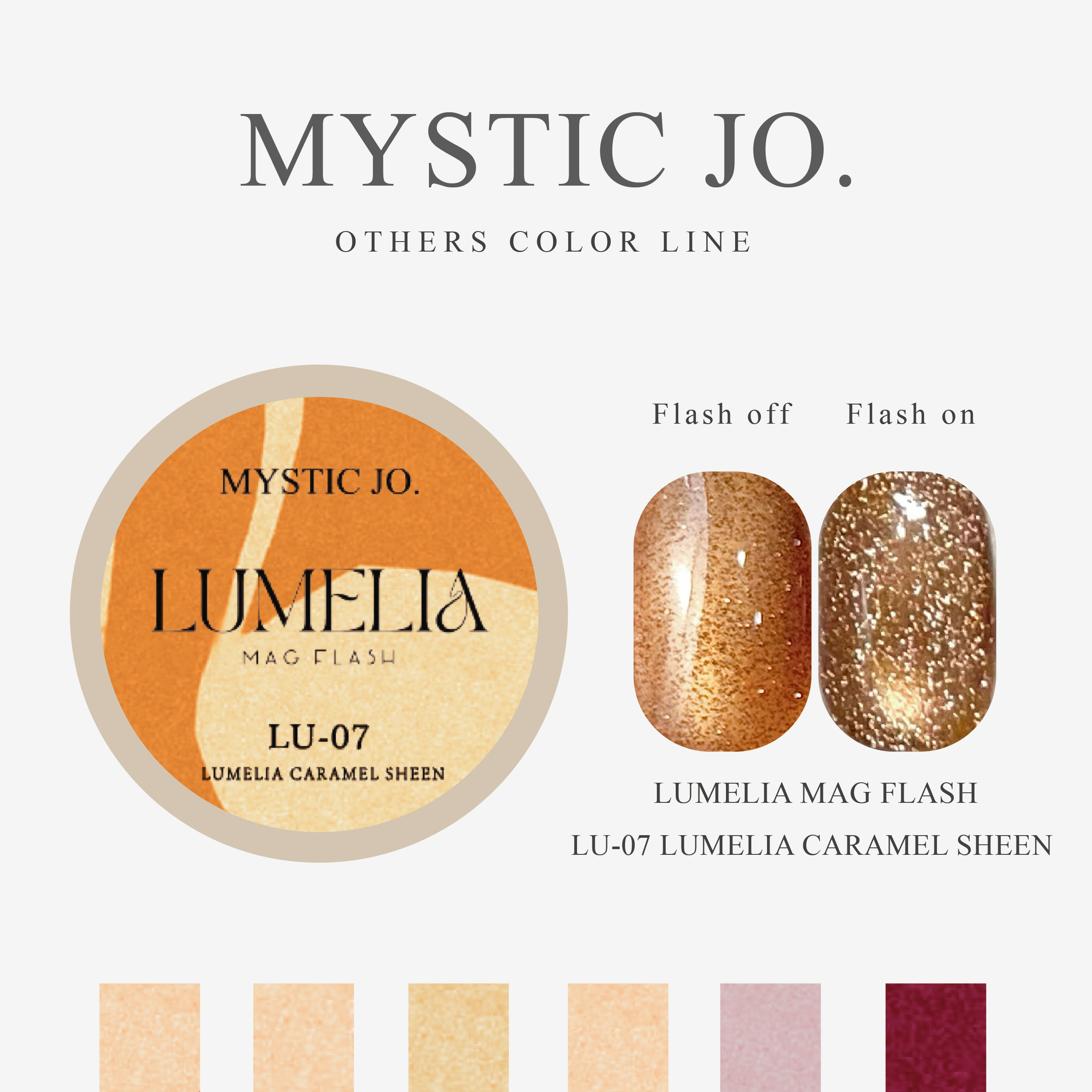 【MYSTIC JO.】LUMELIA MAG FLASH 07~12 (6color)