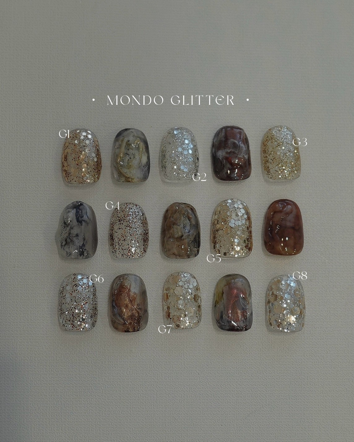【MYSTIC JO.】MONDO GLITTER (8color)
