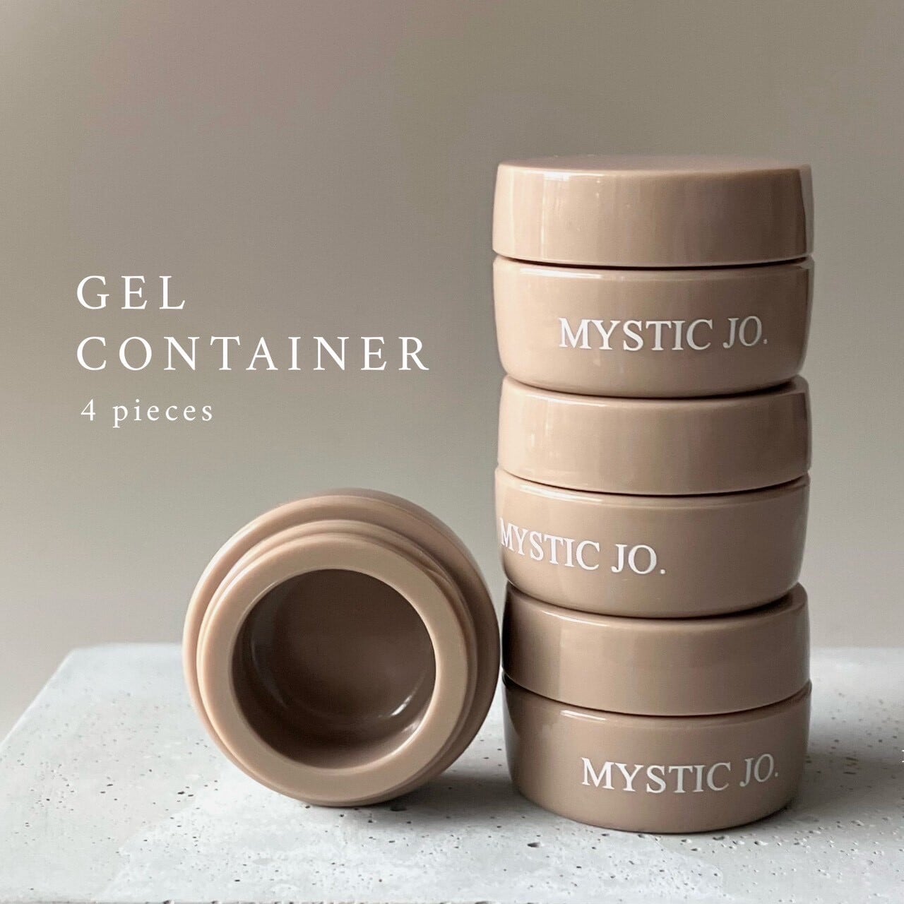 【MYSTIC JO.】ジェルコンテナ 6個SET