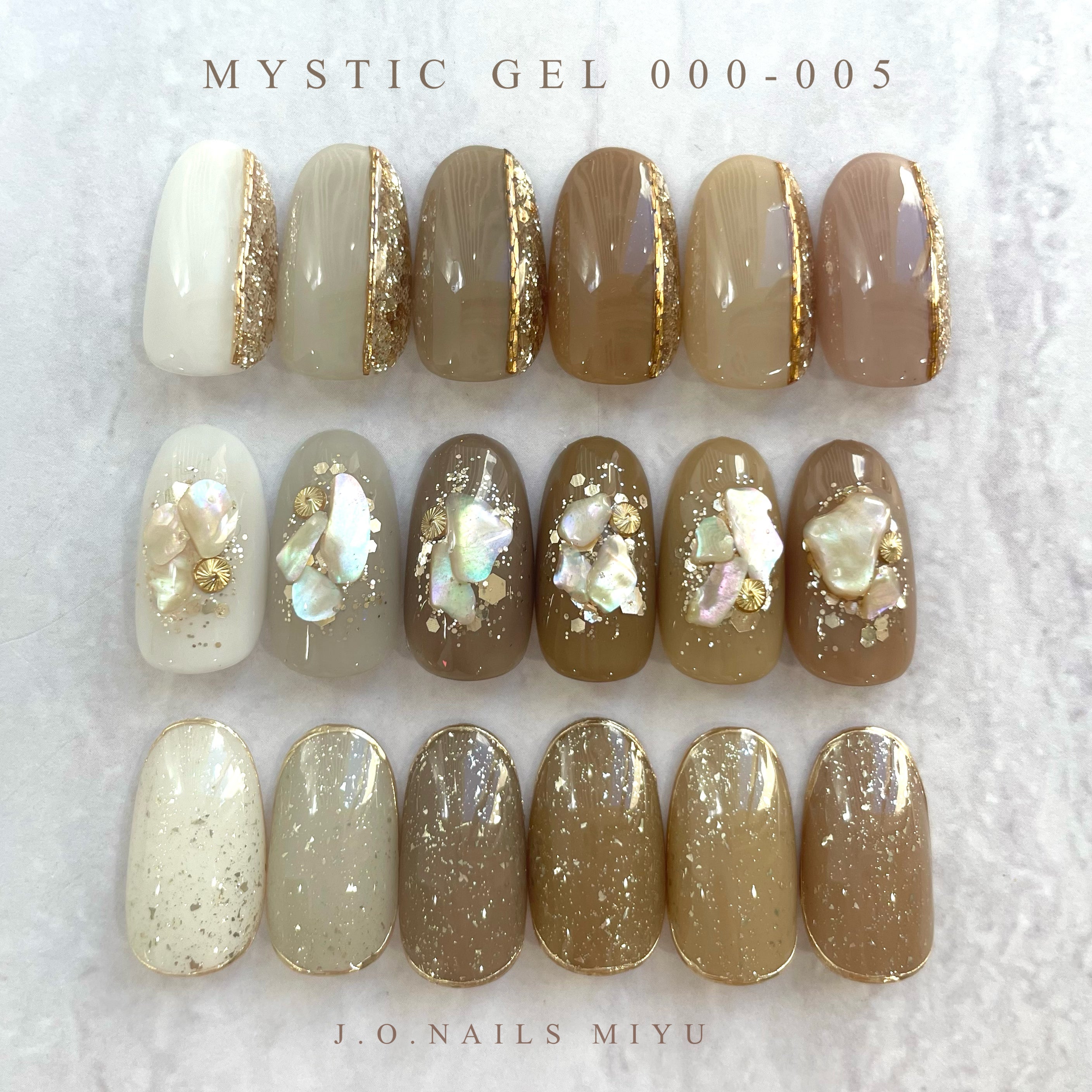 mystic.jo ミスティックジョー　カラージェル
19個まとめ売りのみ MYSTIC JO.】MYSTIC GEL 006~011 / 2nd edition – J.O.ONLINE