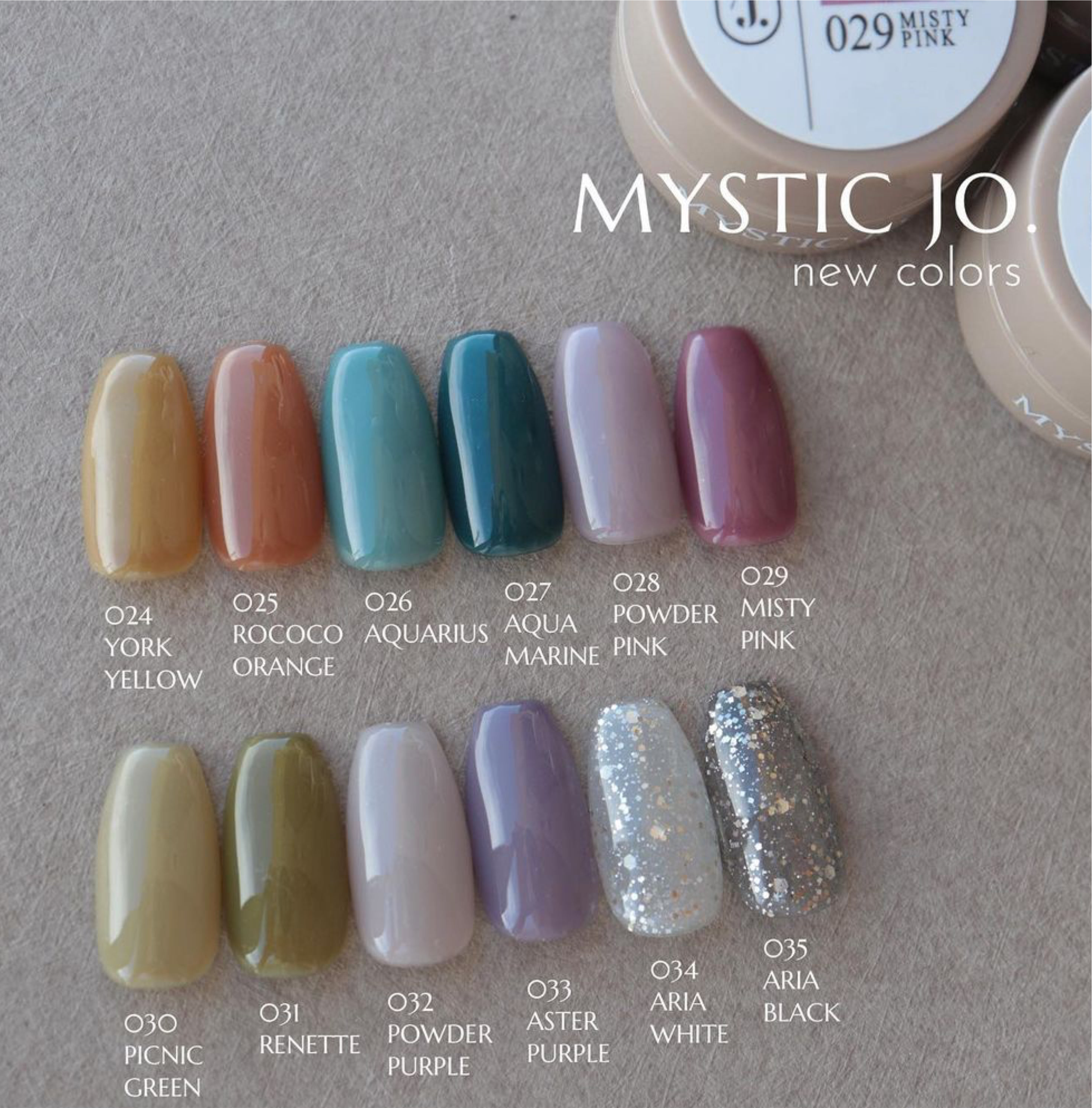 【MYSTIC JO.】MYSTIC GEL 024~029 / 5th edition