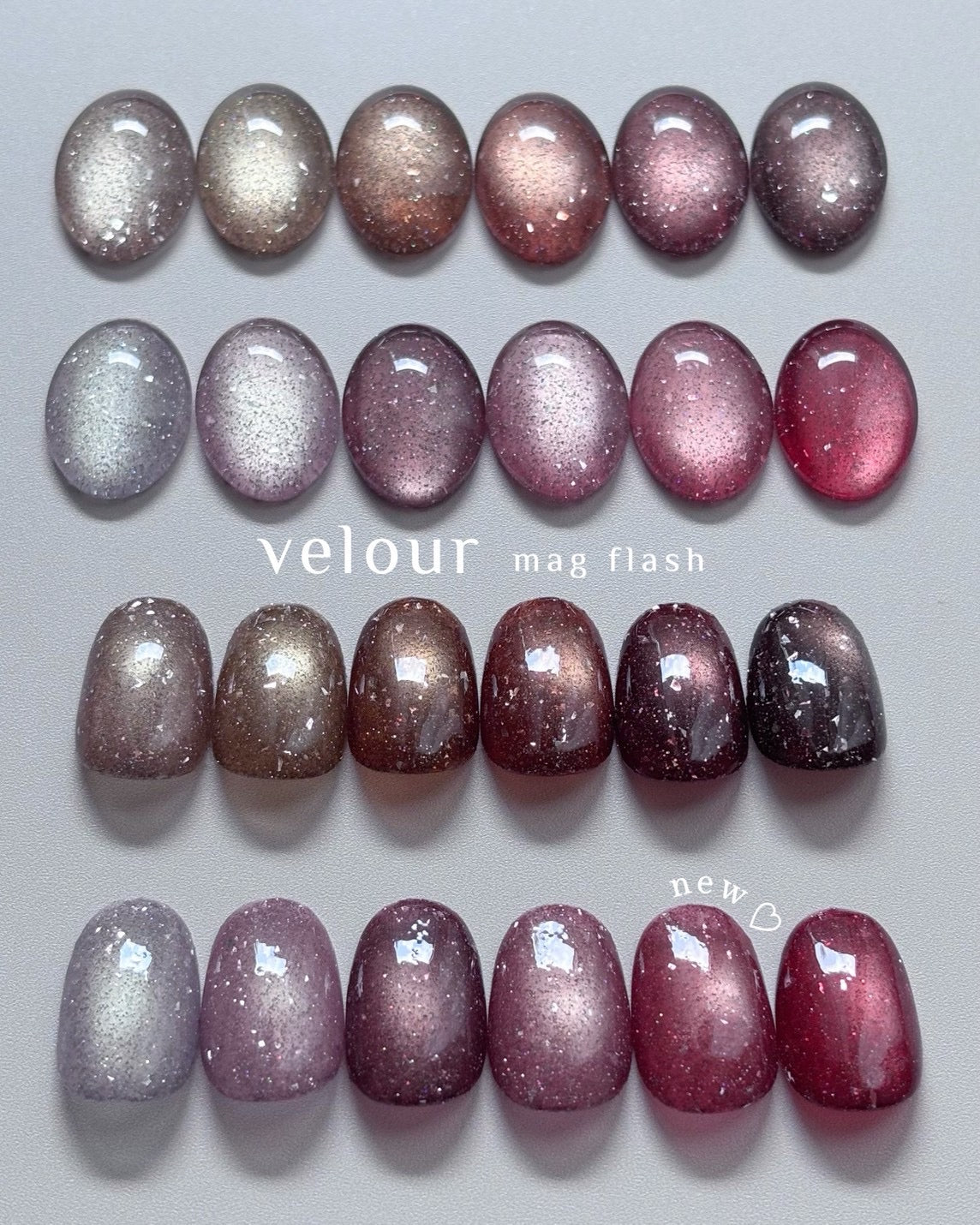 【MYSTIC JO.】VELOUR MAG FLASH / VE-07~12 (6color)