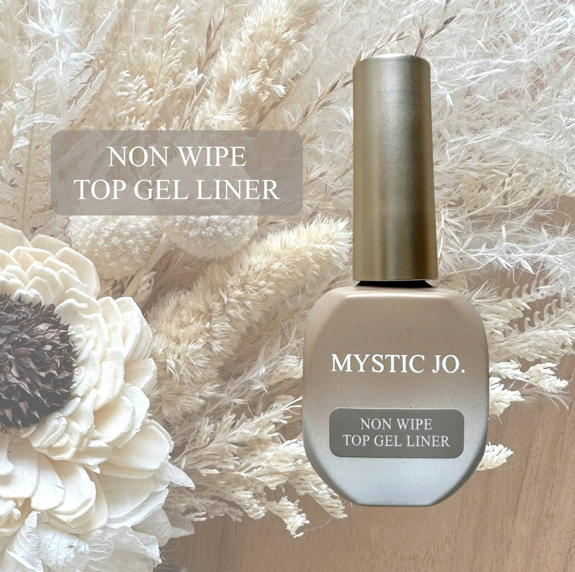 ジェルネイル　MYSTIC JO. ノンワイプトップジェル＆ライナーセット MYSTIC JO.】ノンワイプトップジェル