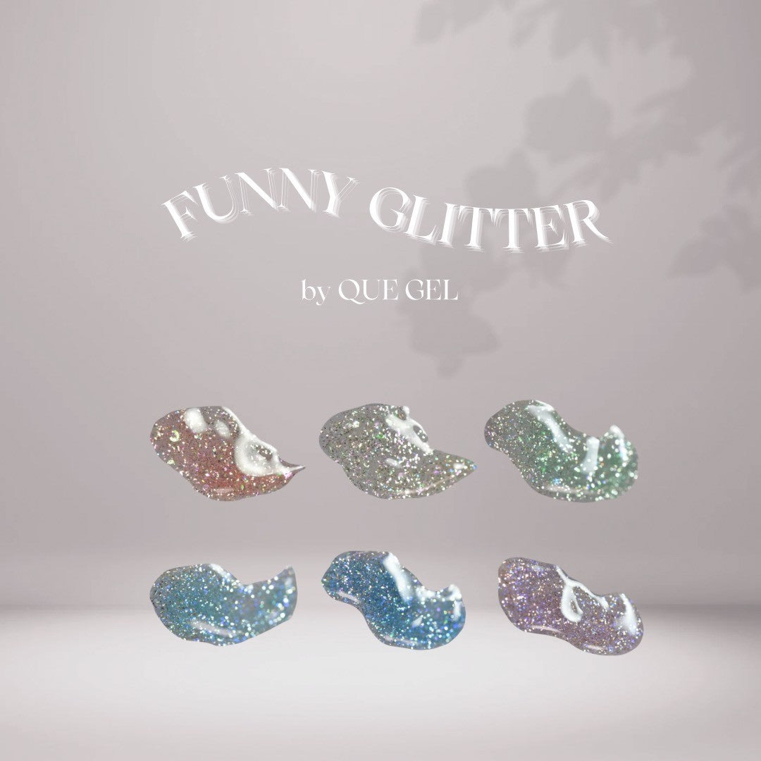 【QUE】FUNNY GLITTER(FG series)全6色