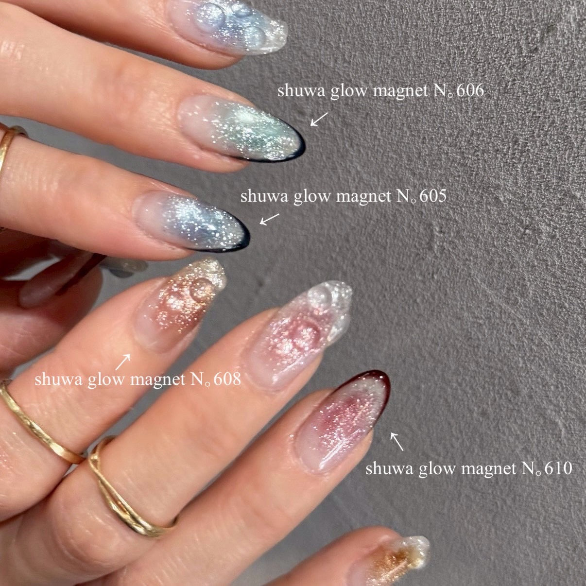 【SPELL】shuwa glow magnet 601~610 (10color)