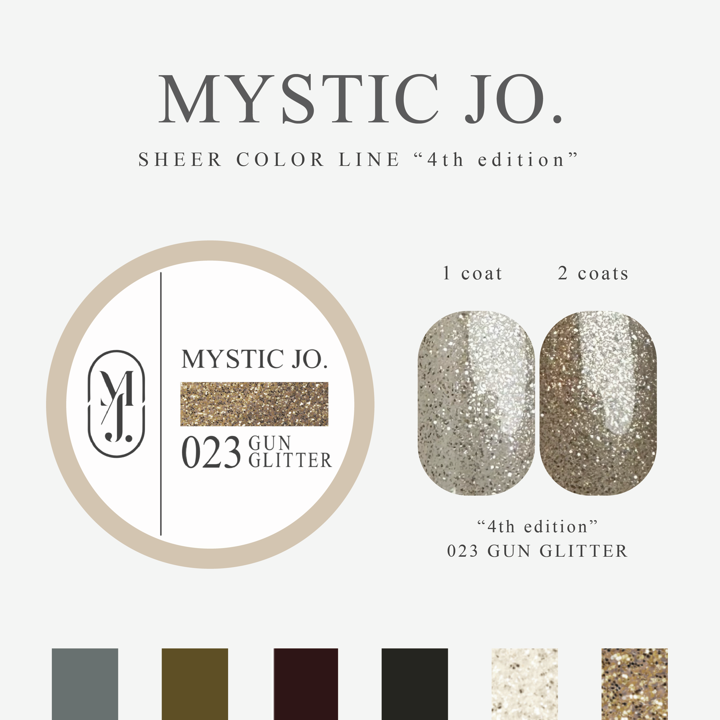 【MYSTIC JO.】MYSTIC GEL 018~023 / 4th edition