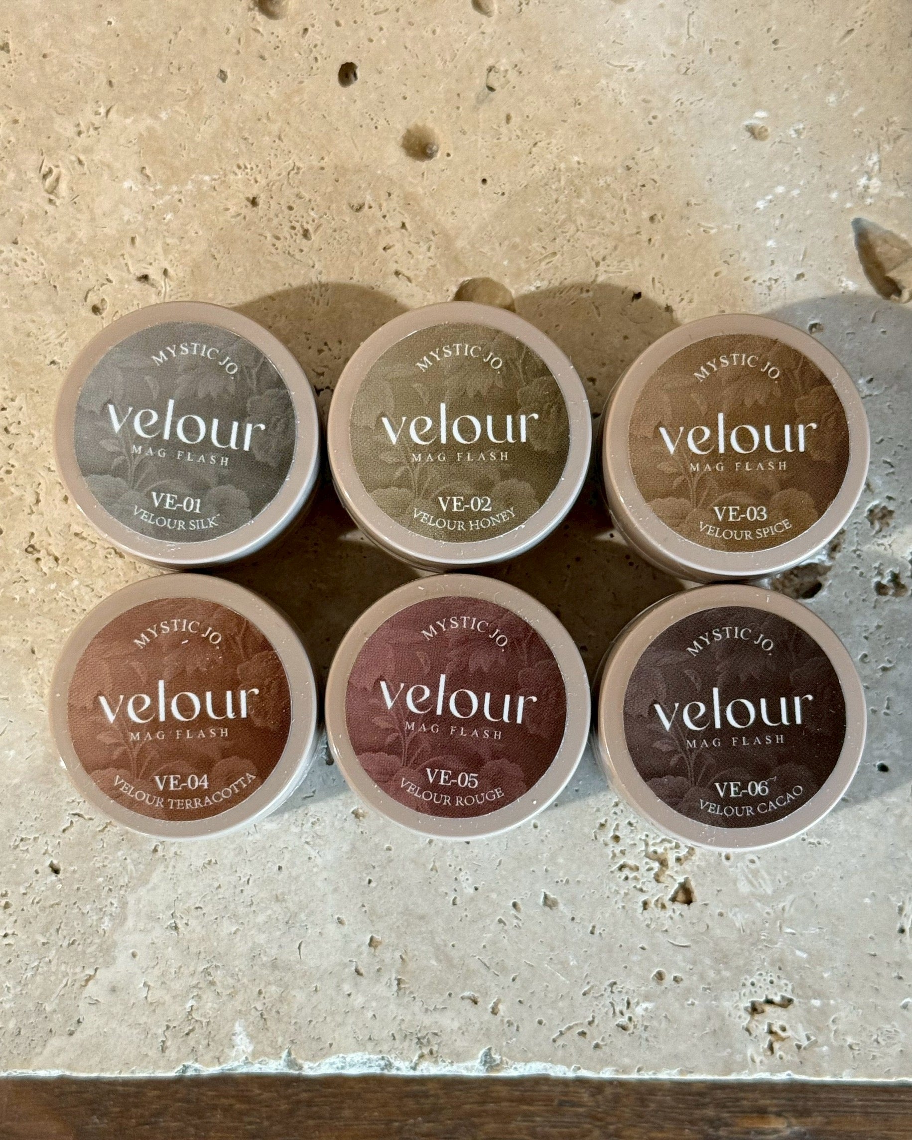 【MYSTIC JO.】VELOUR MAG FLASH / VE-01~06 (6color)