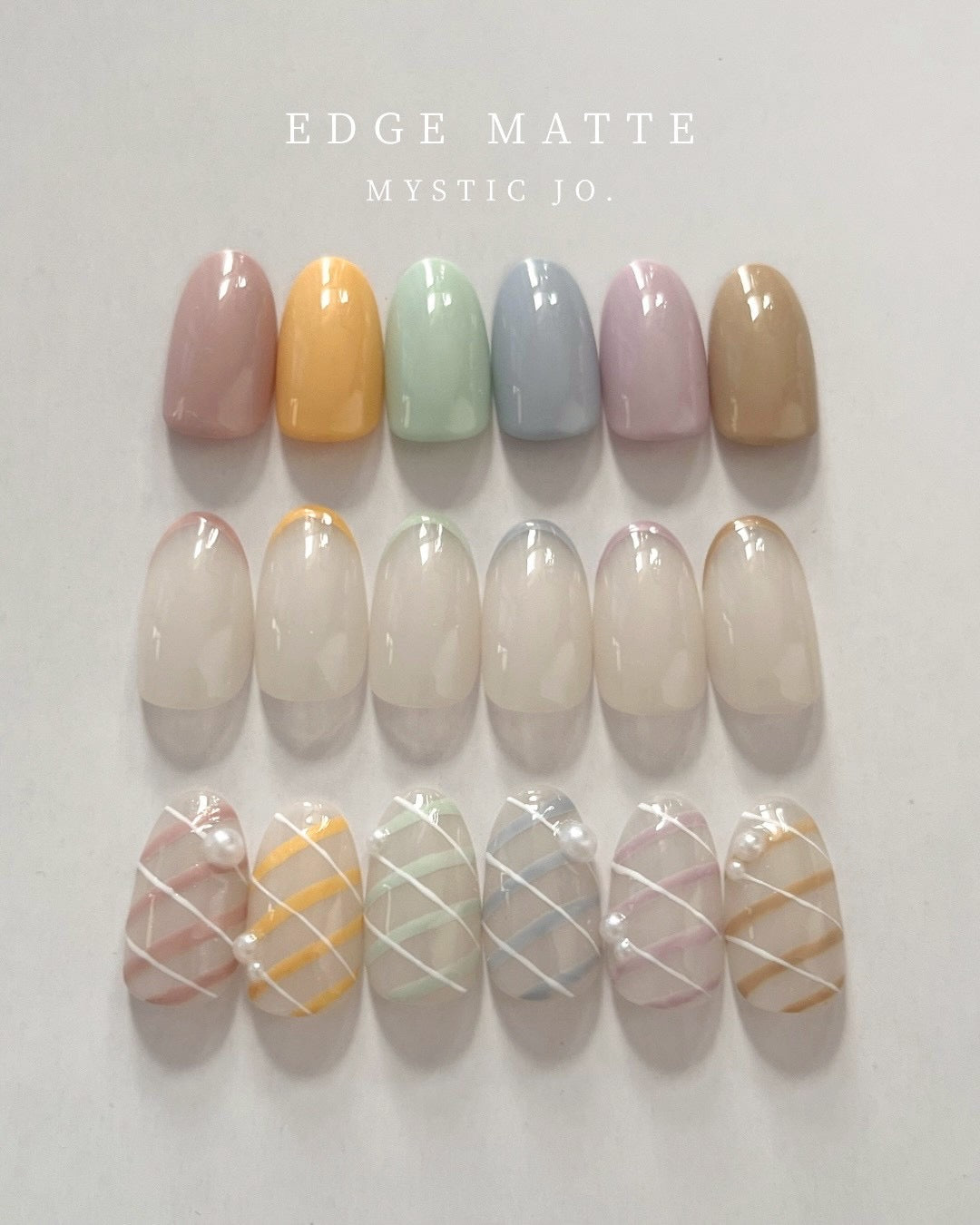 【MYSTIC JO.】EDGE MATTE / EM-13~18 (6color)