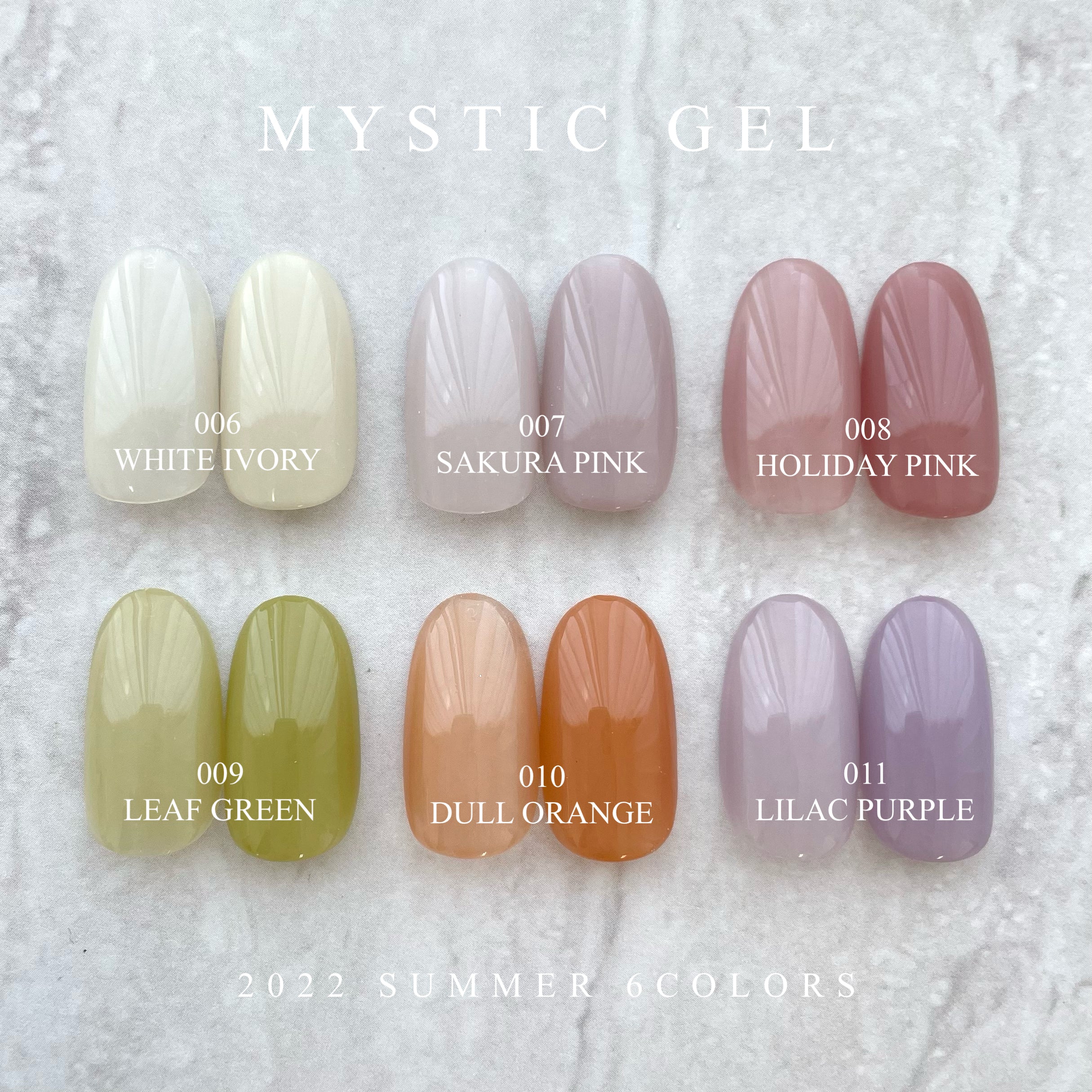 【MYSTIC JO.】MYSTIC GEL 006~011 / 2nd edition