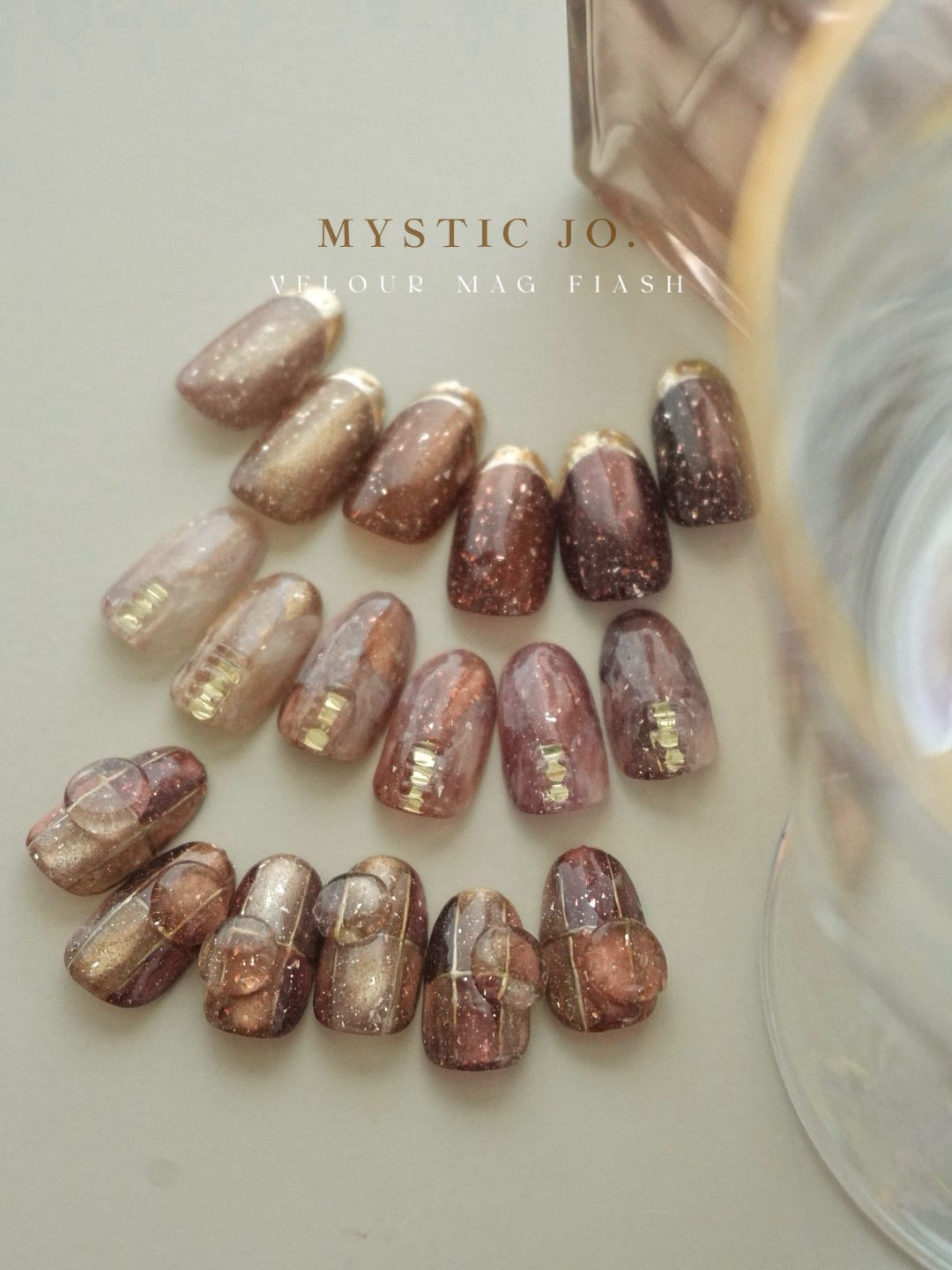 【MYSTIC JO.】VELOUR MAG FLASH / VE-01~06 (6color)