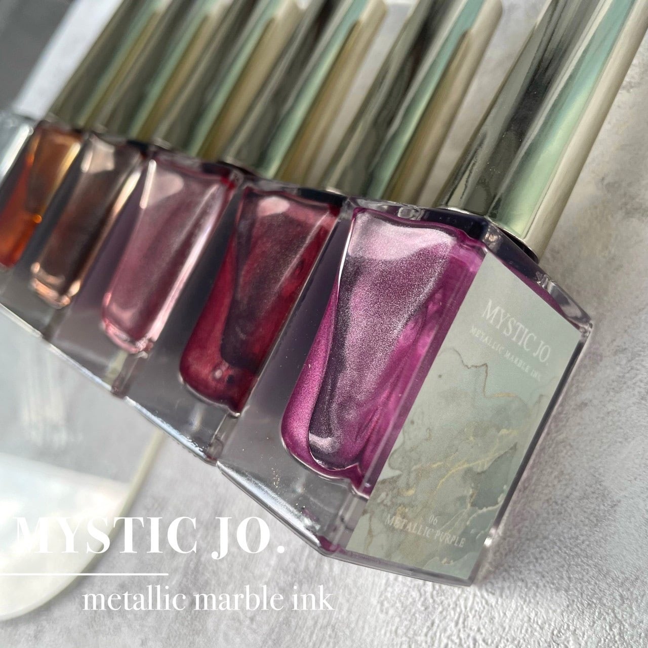 【MYSTIC JO.】METALLIC MARBLE INK