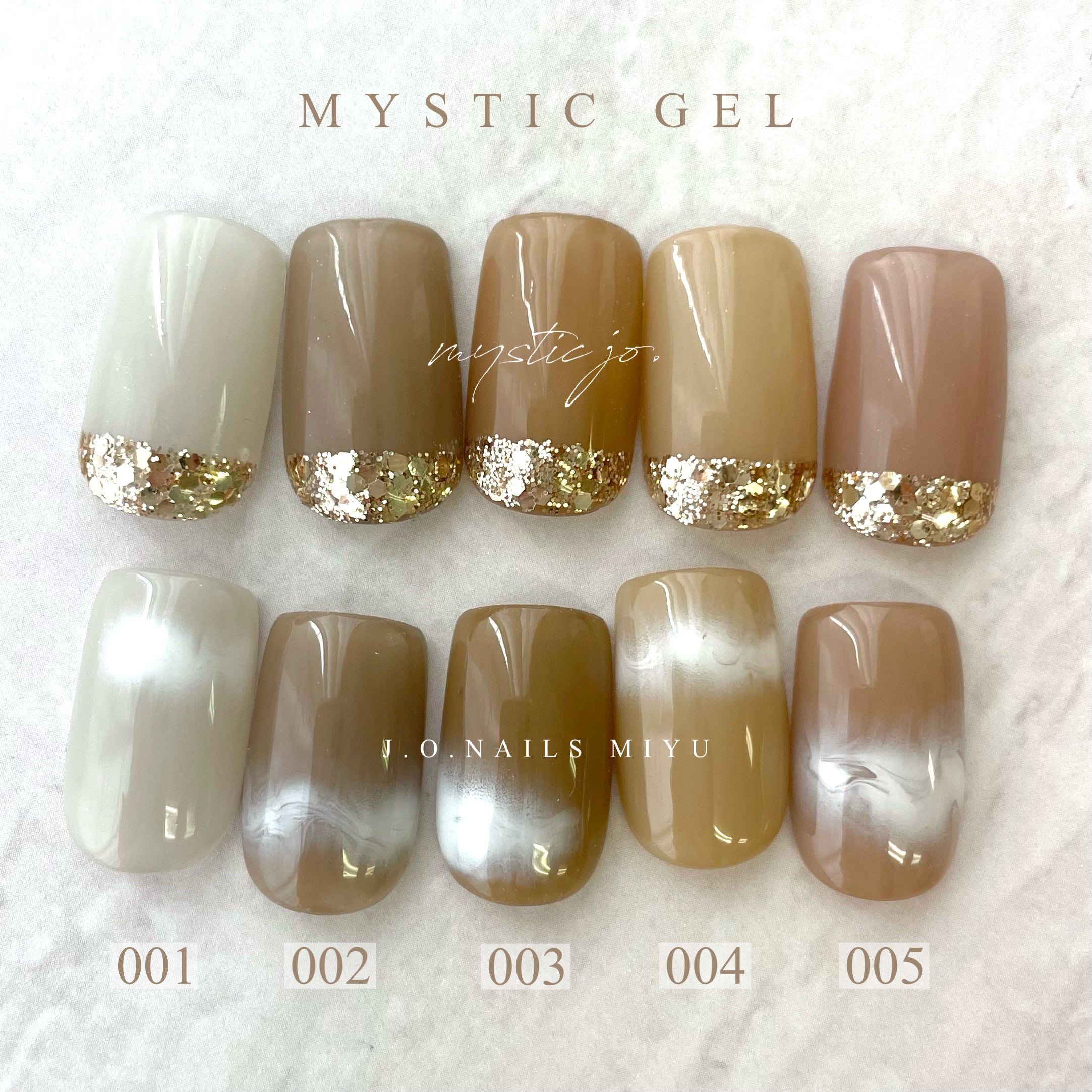 【MYSTIC JO.】MYSTIC GEL 000~005 / 1st edition