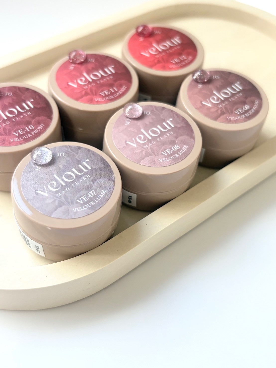 【MYSTIC JO.】VELOUR MAG FLASH / VE-07~12 (6color)