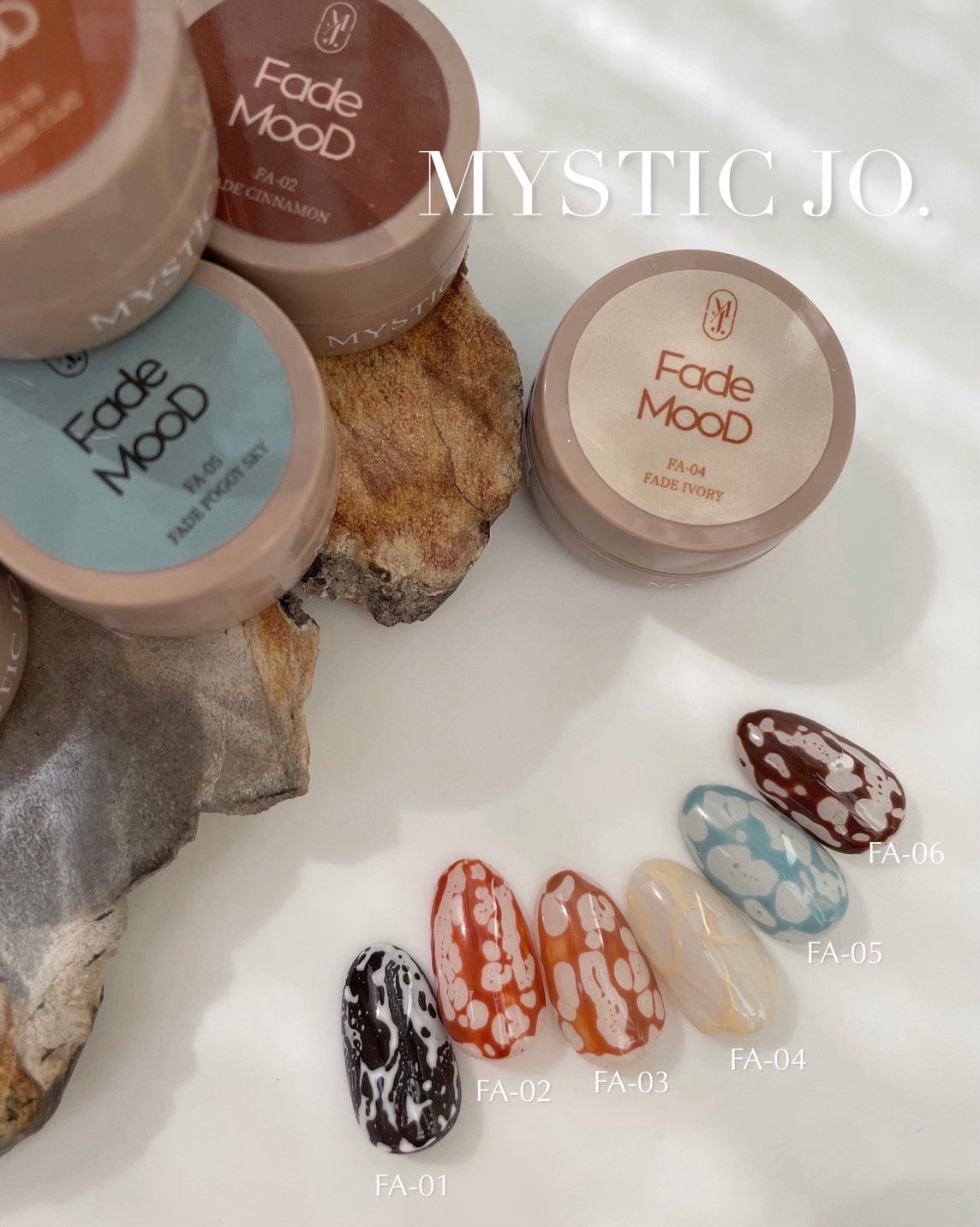 【MYSTIC JO.】FADE MOOD(CLEAR BASE+6color)
