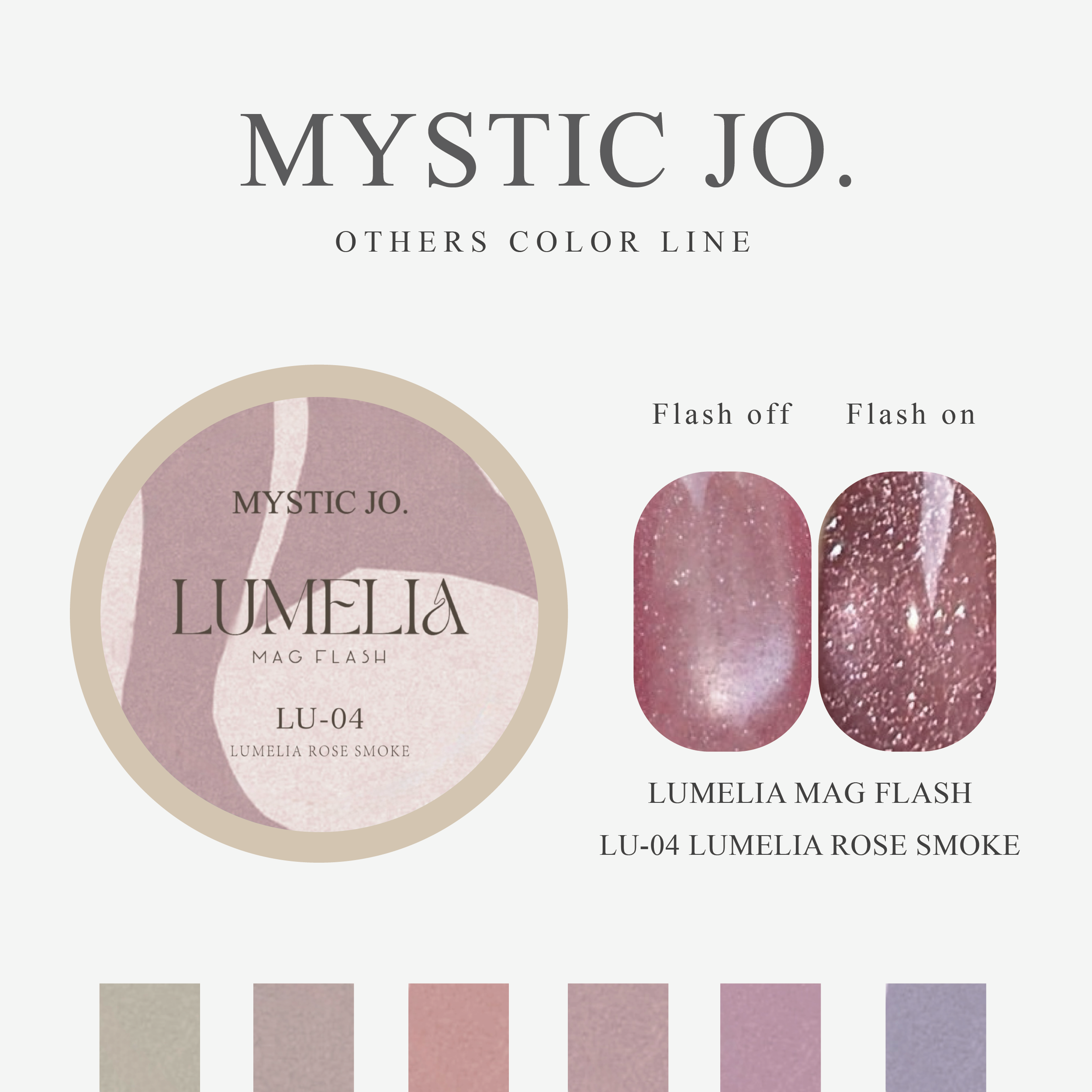 【MYSTIC JO.】LUMELIA MAG FLASH 01~06(6color)