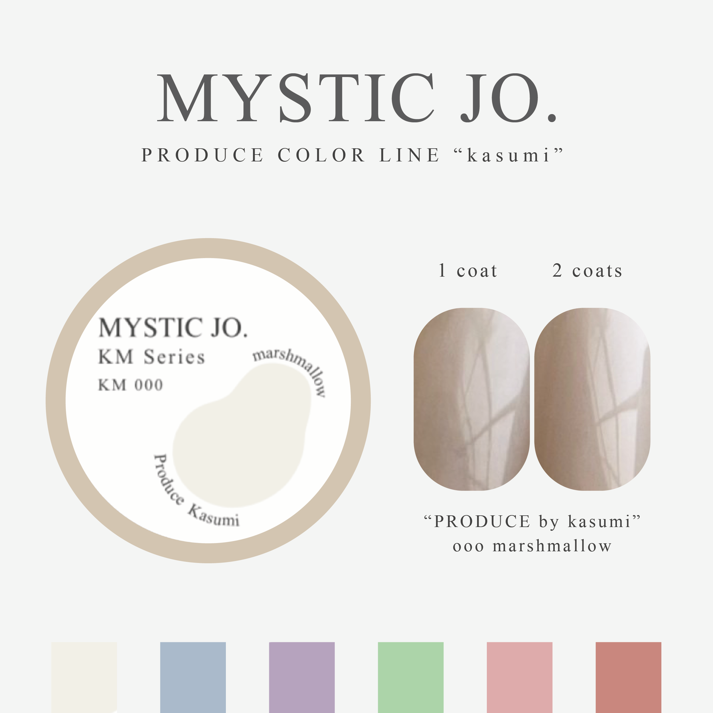 【MYSTIC JO.】KM series(6color)