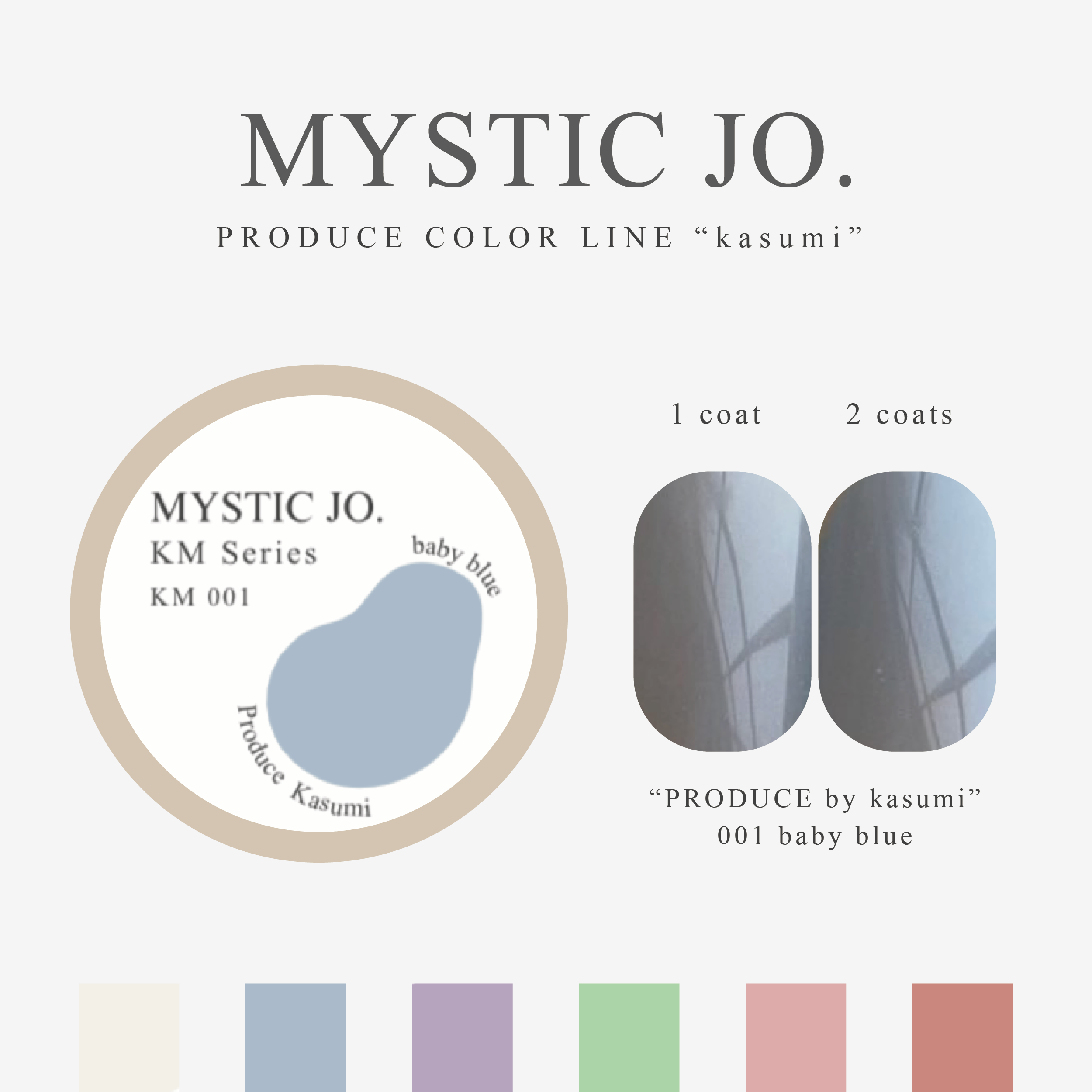 【MYSTIC JO.】KM series(6color)