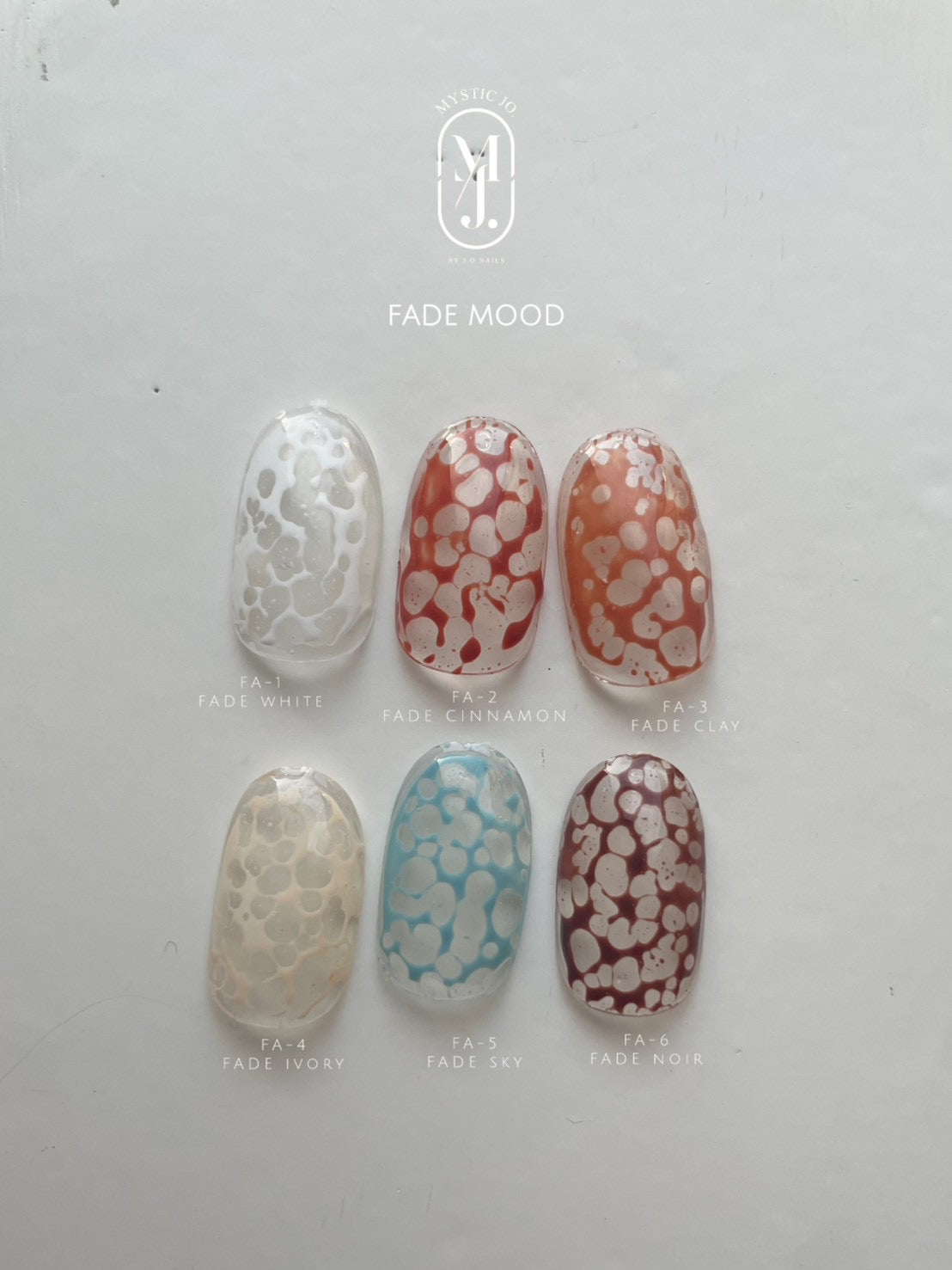 【MYSTIC JO.】FADE MOOD(CLEAR BASE+6color)