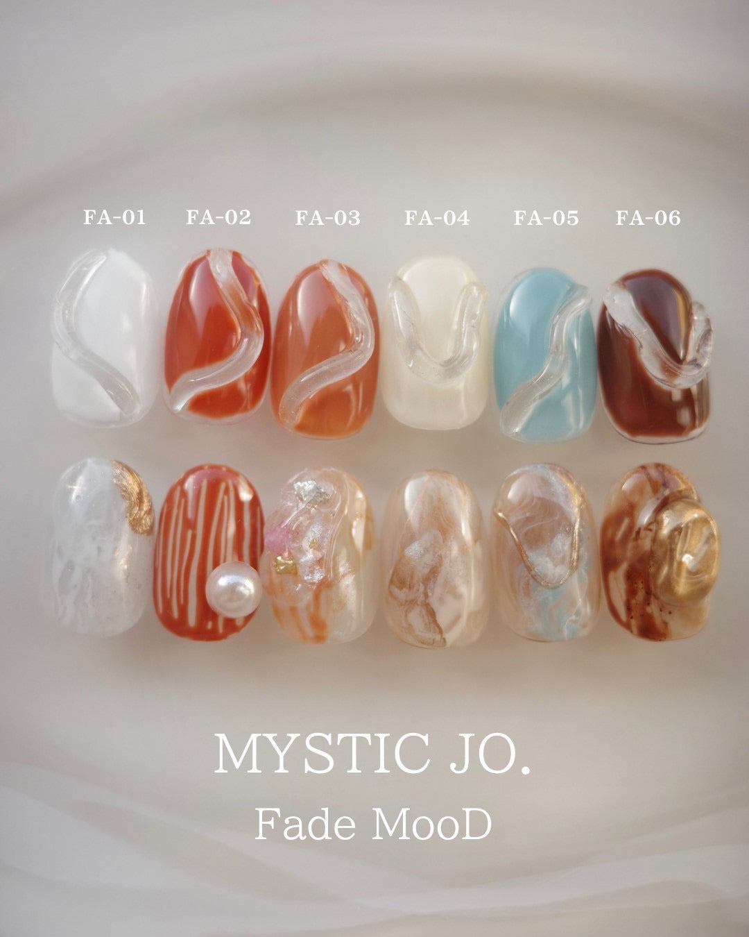【MYSTIC JO.】FADE MOOD(CLEAR BASE+6color)