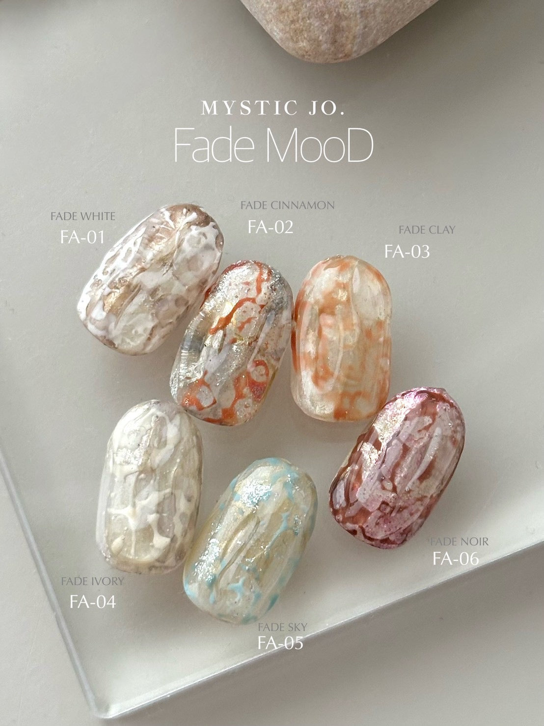 【MYSTIC JO.】FADE MOOD(CLEAR BASE+6color)