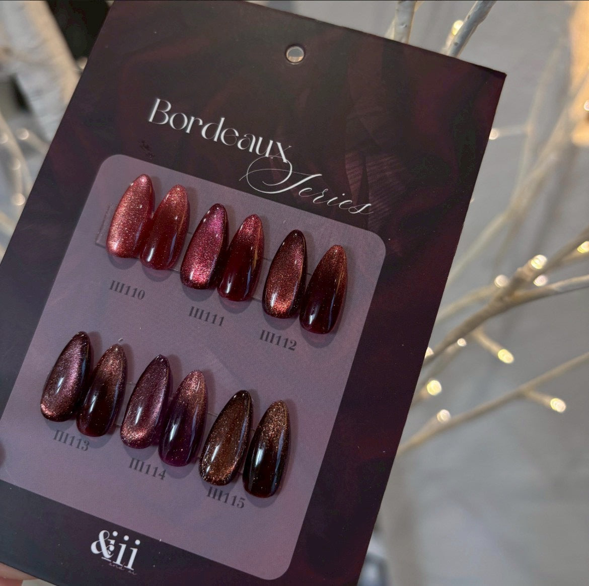 【&iii】Bordeaux magnet gel III110~III115(6color)