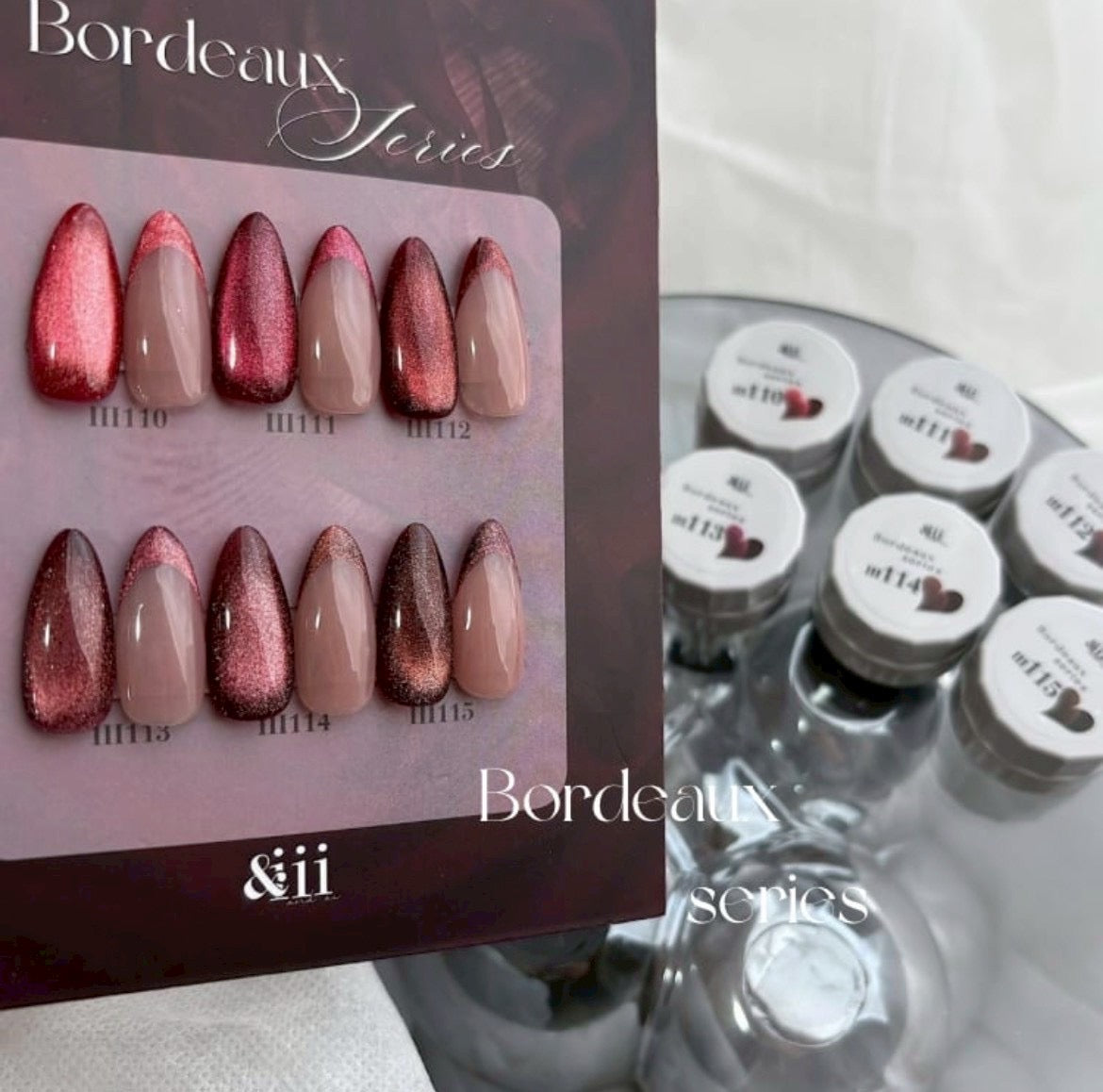 【&iii】Bordeaux magnet gel III110~III115(6color)
