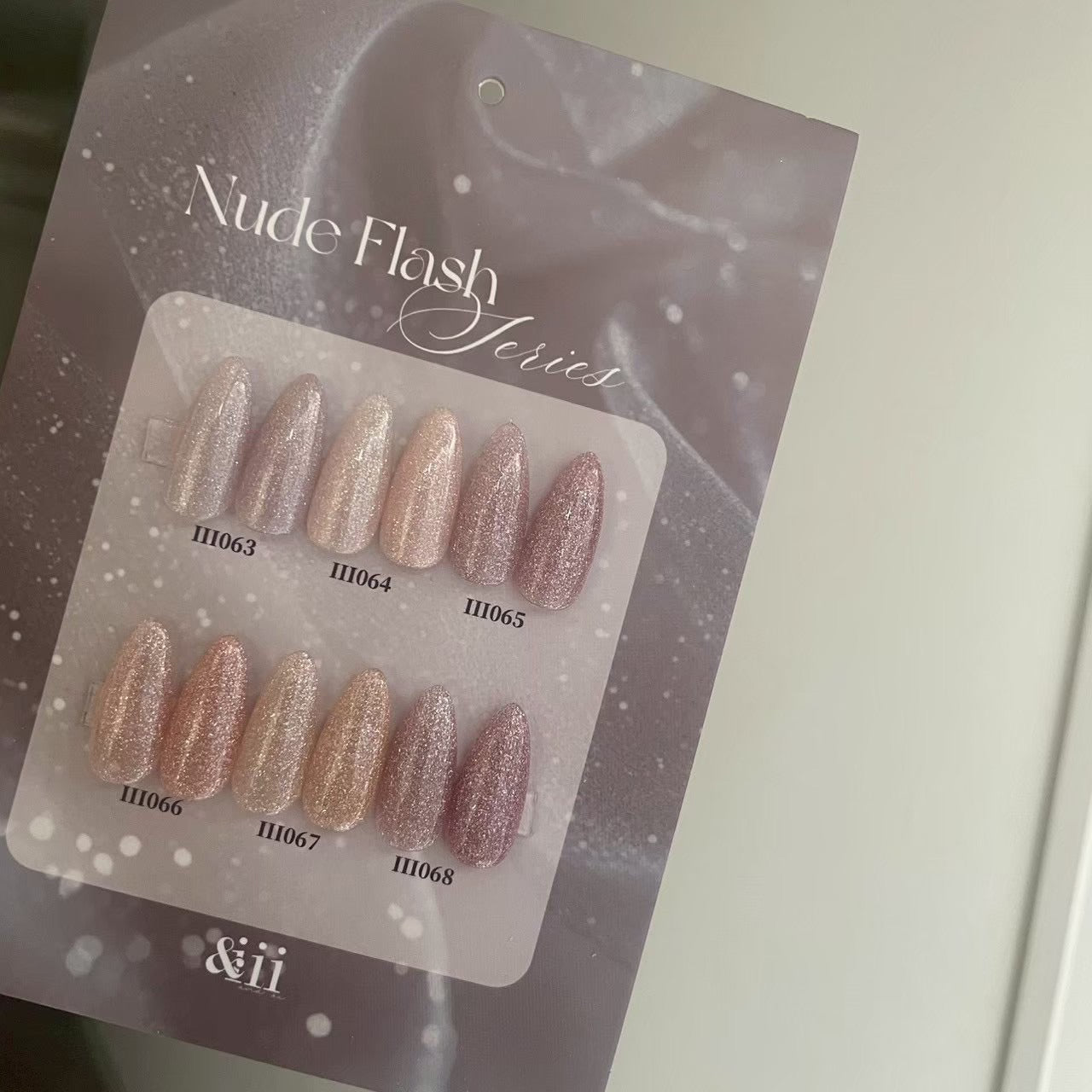 【&iii】nude flash gel III063~III068(6color)