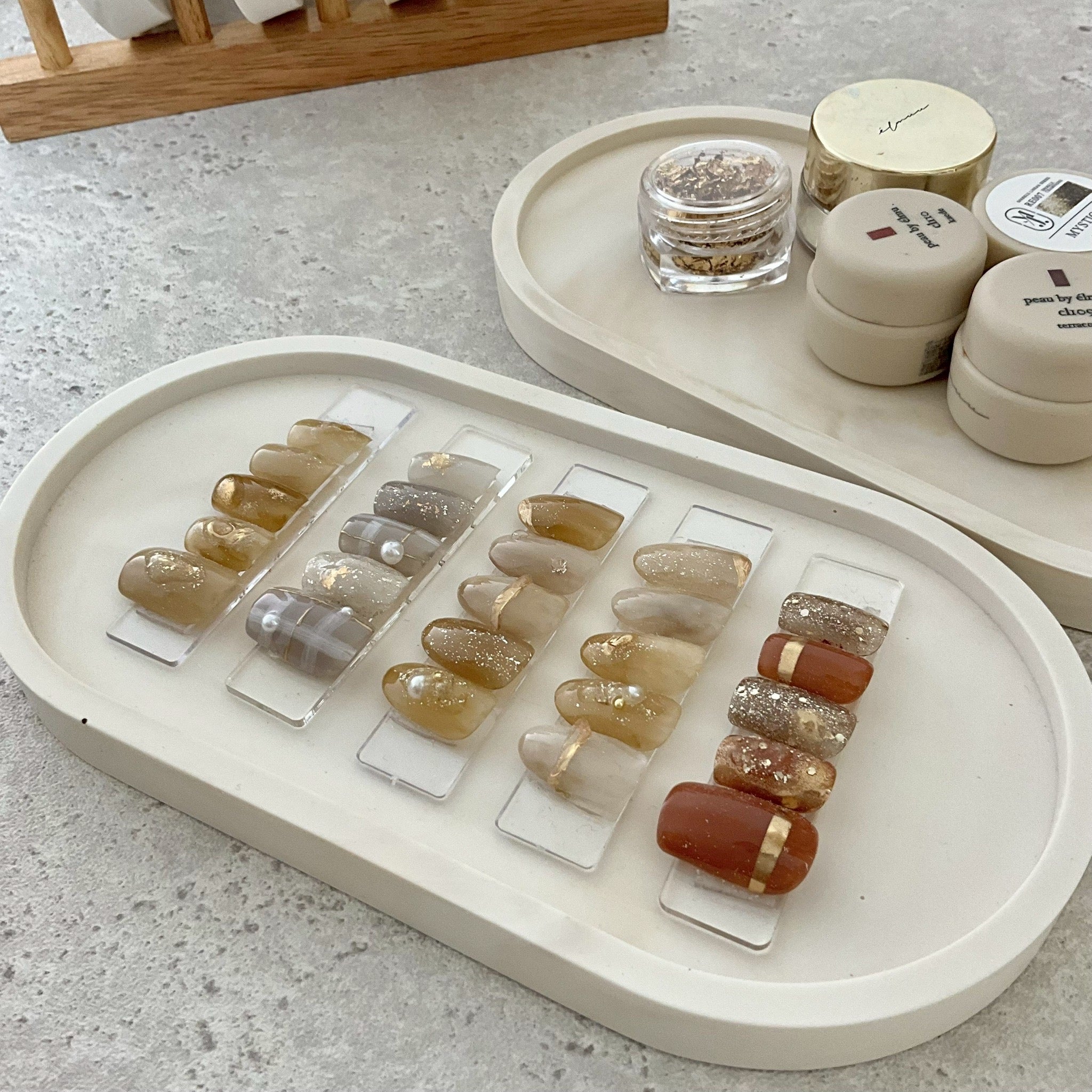 【atelier MELLOW】marble plate “beige”