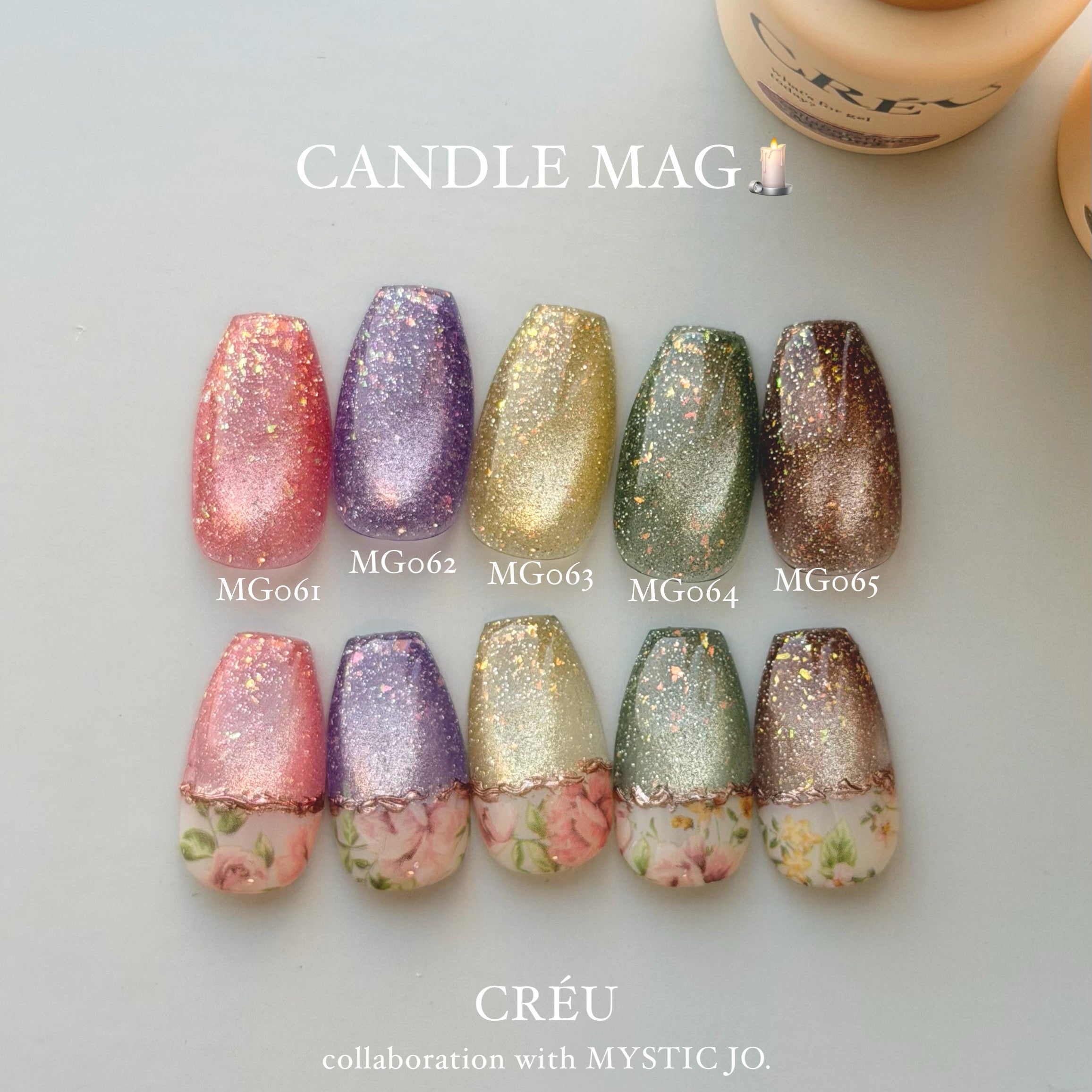 QUE CRÉU ジェルネイルカラー ミスティックジョー　マグネット　ボトル CRÉU】【MYSTIC JO.】CANDLE MAG – J.O.ONLINE