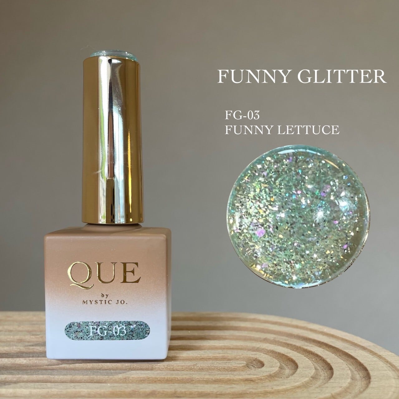 【QUE】FUNNY GLITTER(FG series)全6色